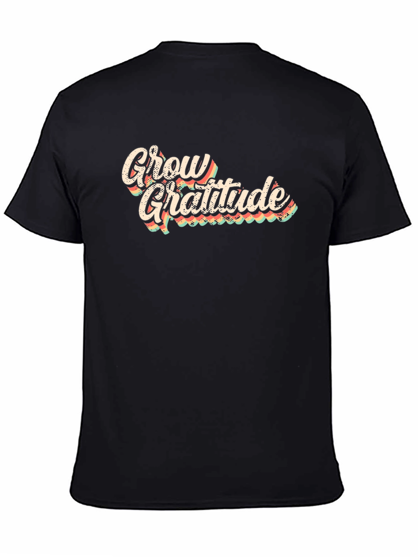 Grow Gratitude Graphic Tee - Black T-Shirt