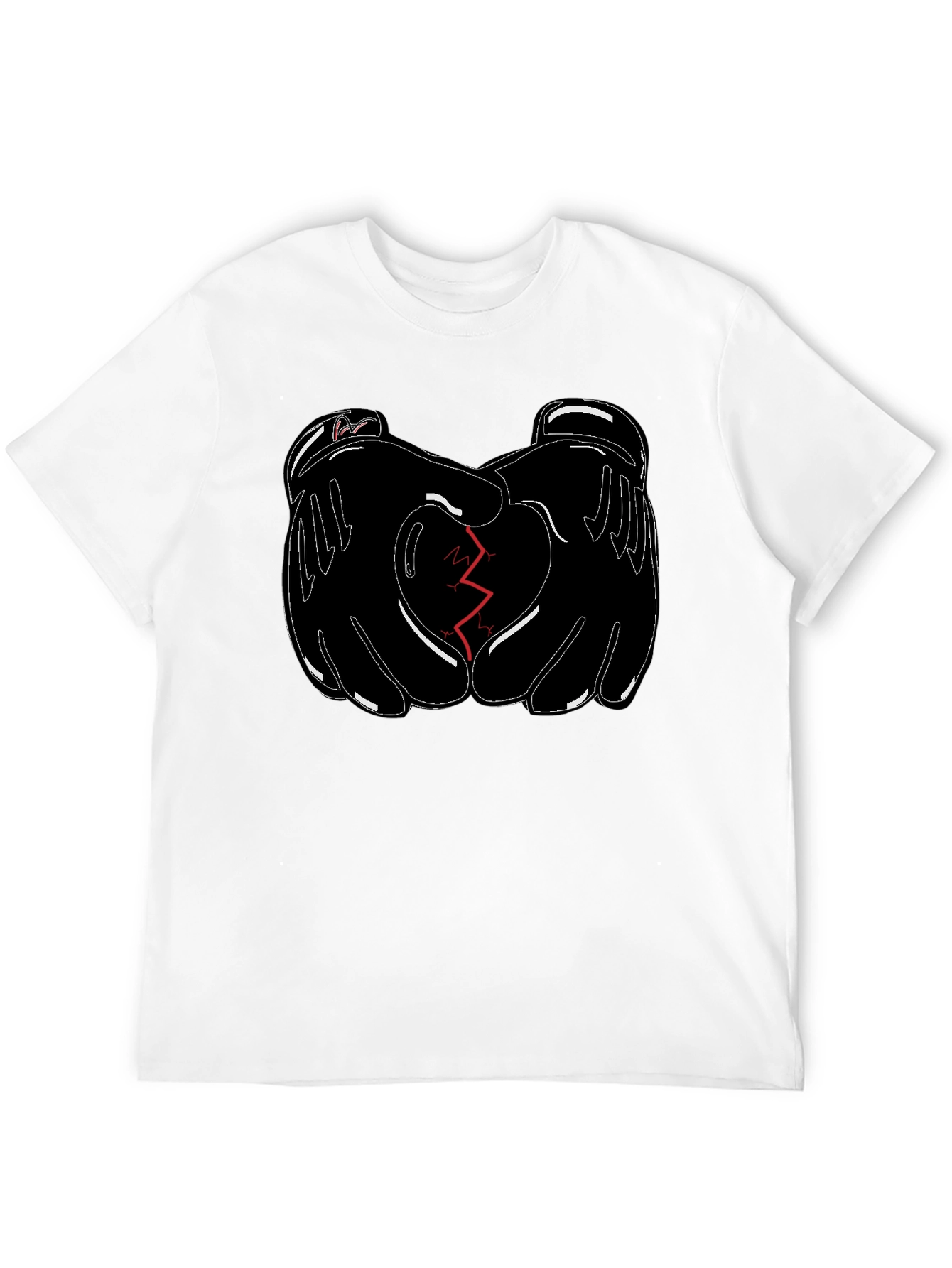Broken Heart Hands Graphic Tee
