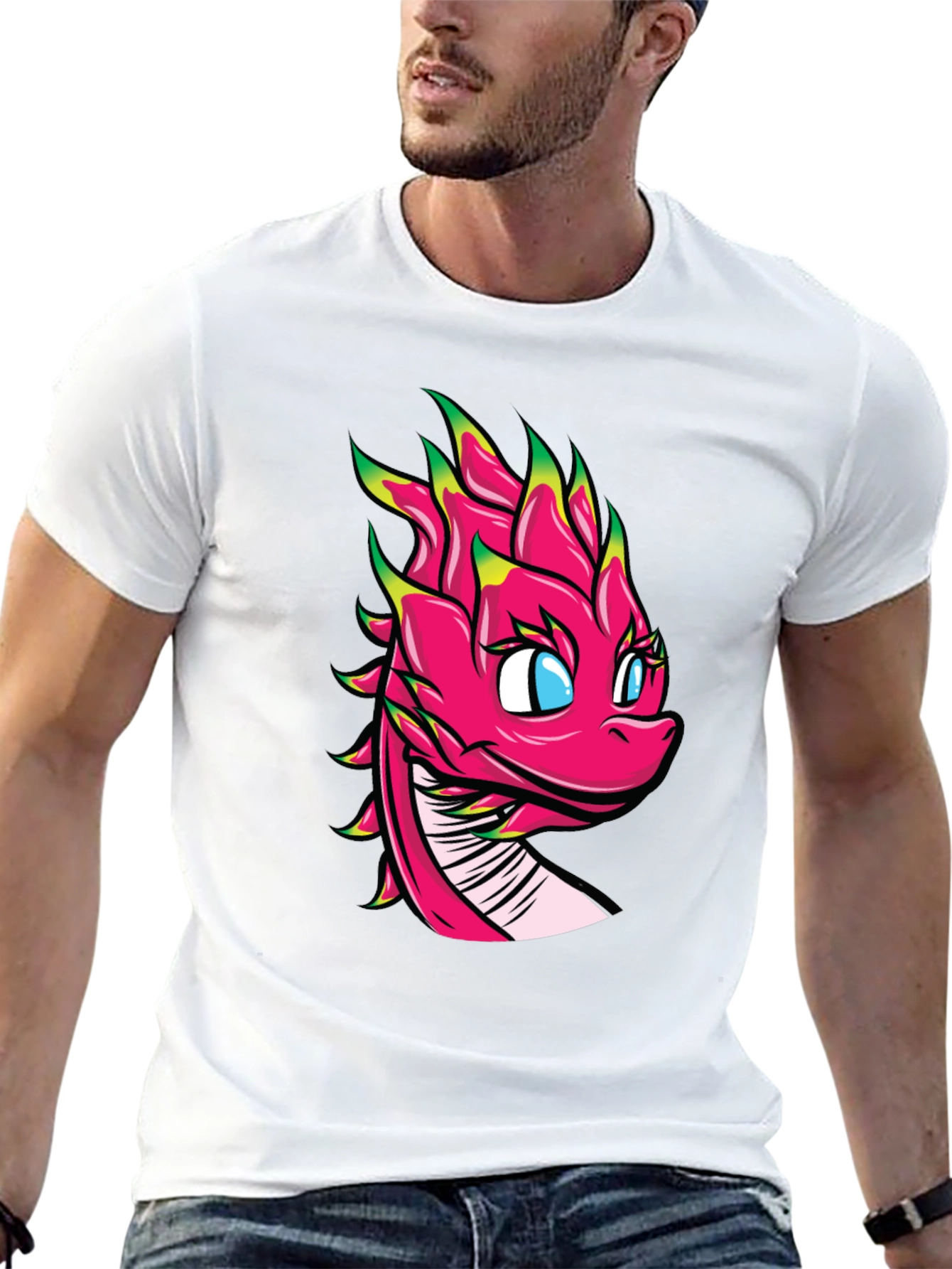 Dragon Fruit Graphic Tee - Quirky & Fun