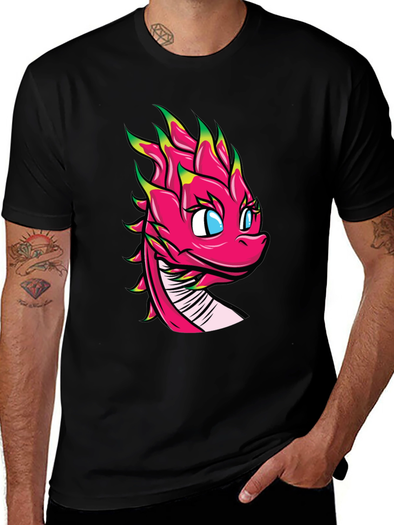 Dragon Fruit Graphic Tee - Quirky & Fun