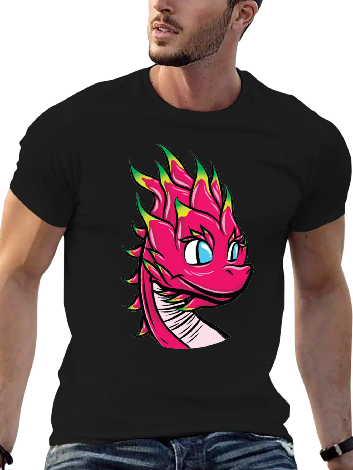 Dragon Fruit Graphic Tee - Quirky & Fun