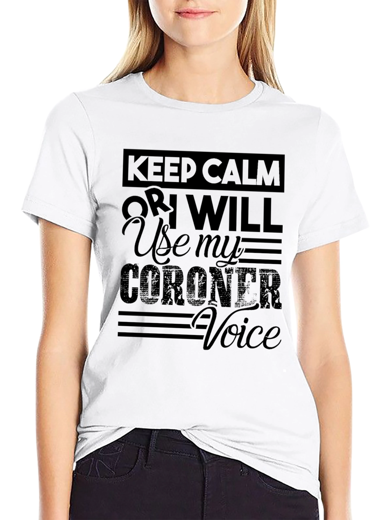 Keep Calm Coroners T-Shirt Black