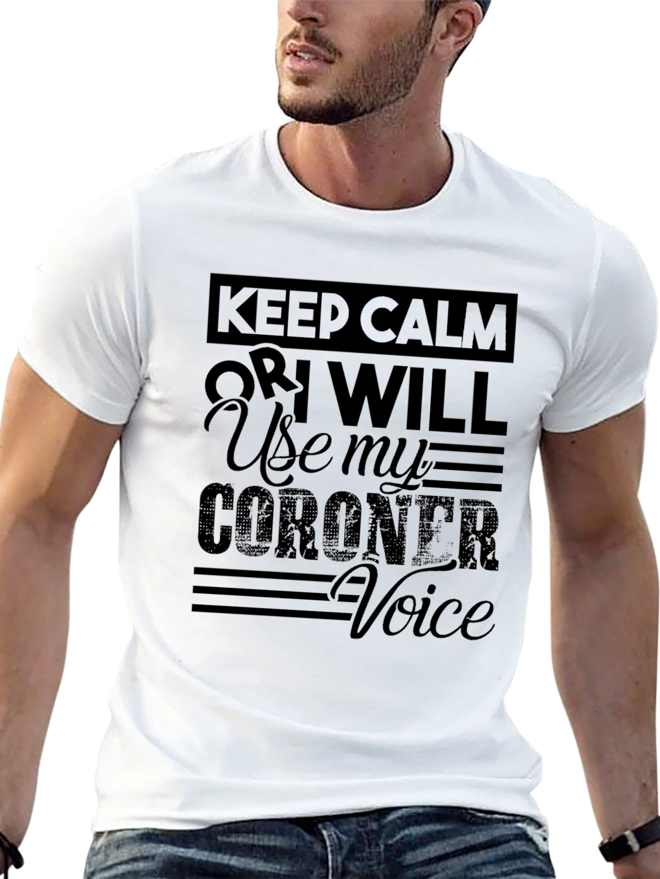 Keep Calm Coroners T-Shirt Black