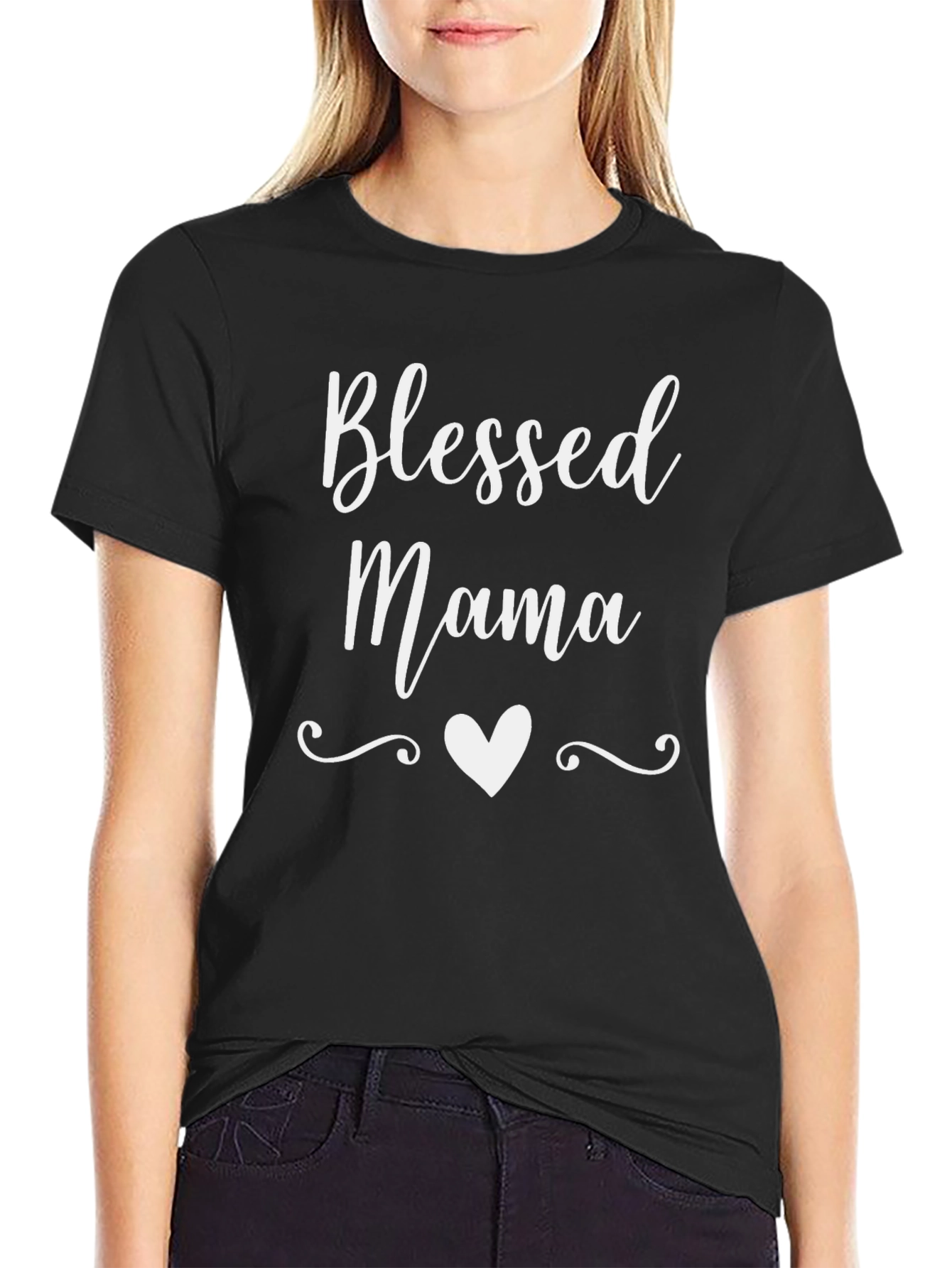 Blessed Mama Graphic T-Shirt