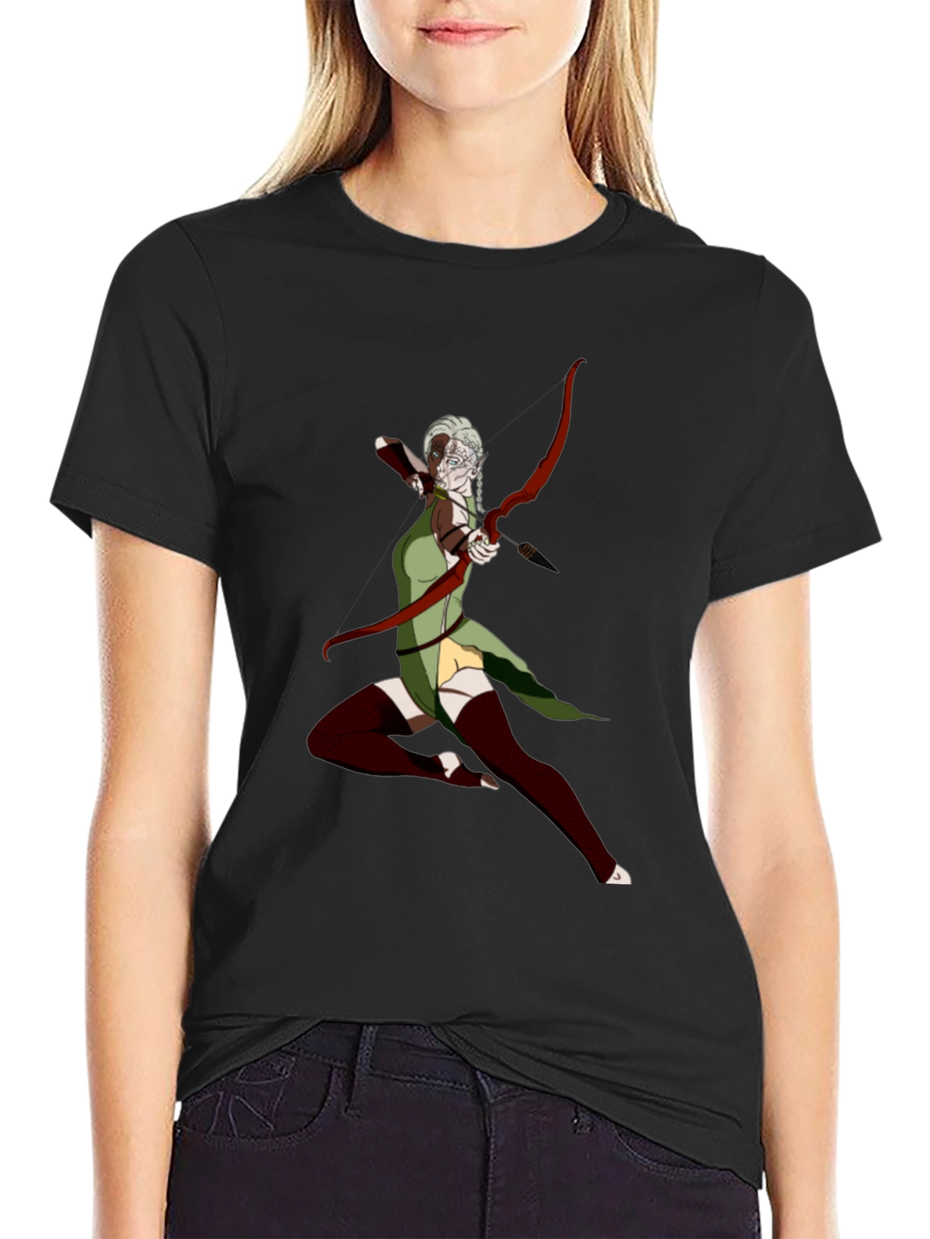 Archer Graphic T-Shirt - Black Unique Design
