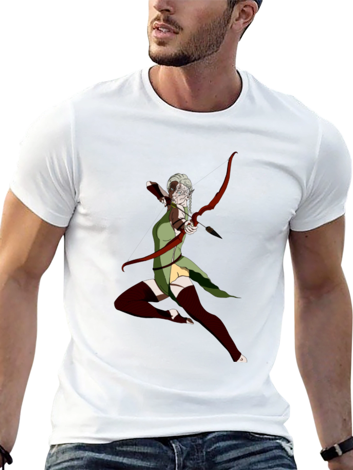 Archer Graphic T-Shirt - Black Unique Design