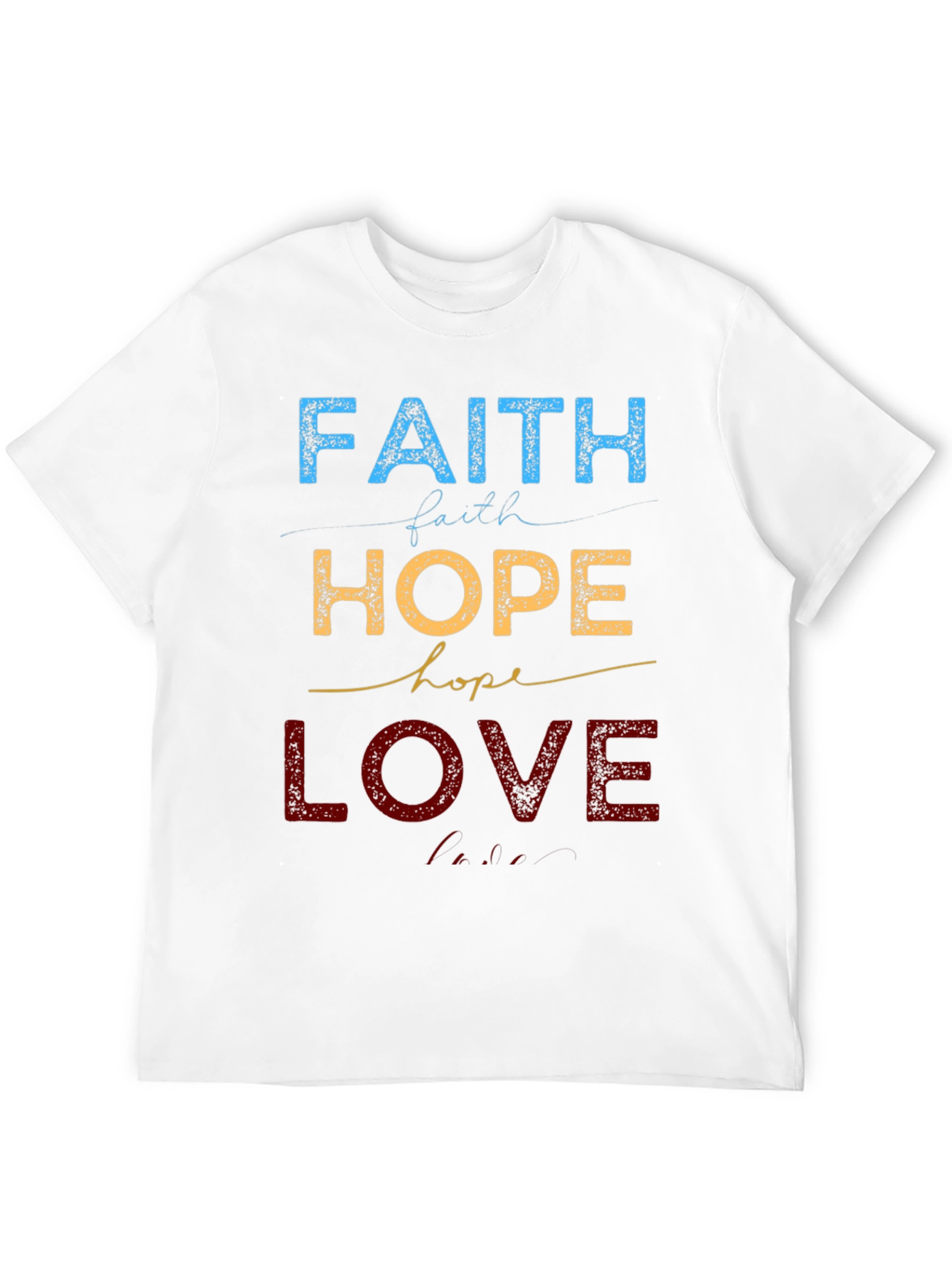 Faith Hope Love Graphic T-Shirt