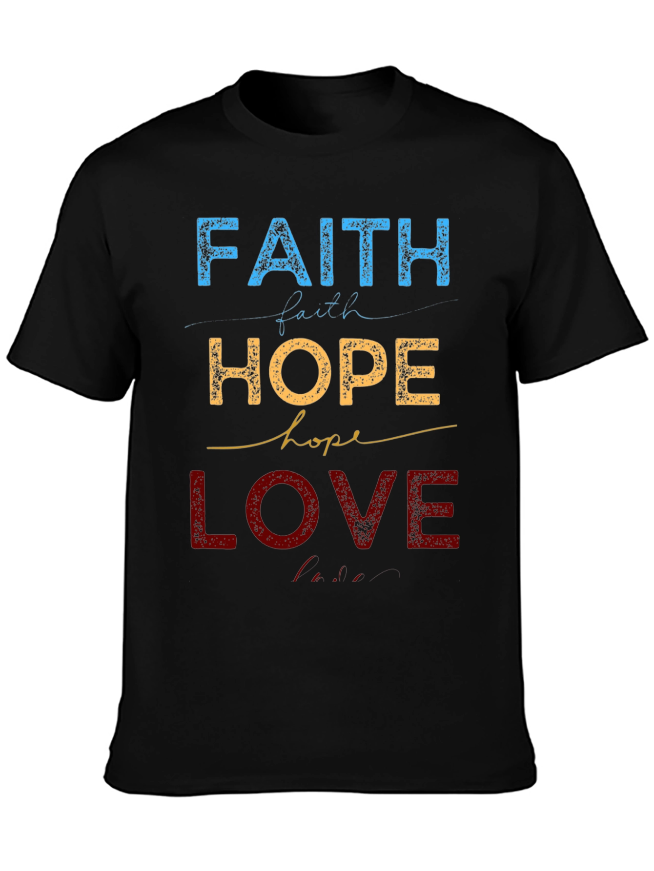 Faith Hope Love Graphic T-Shirt