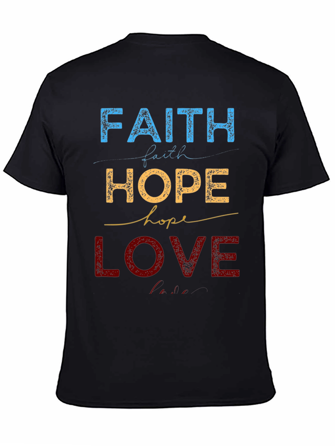 Faith Hope Love Graphic T-Shirt