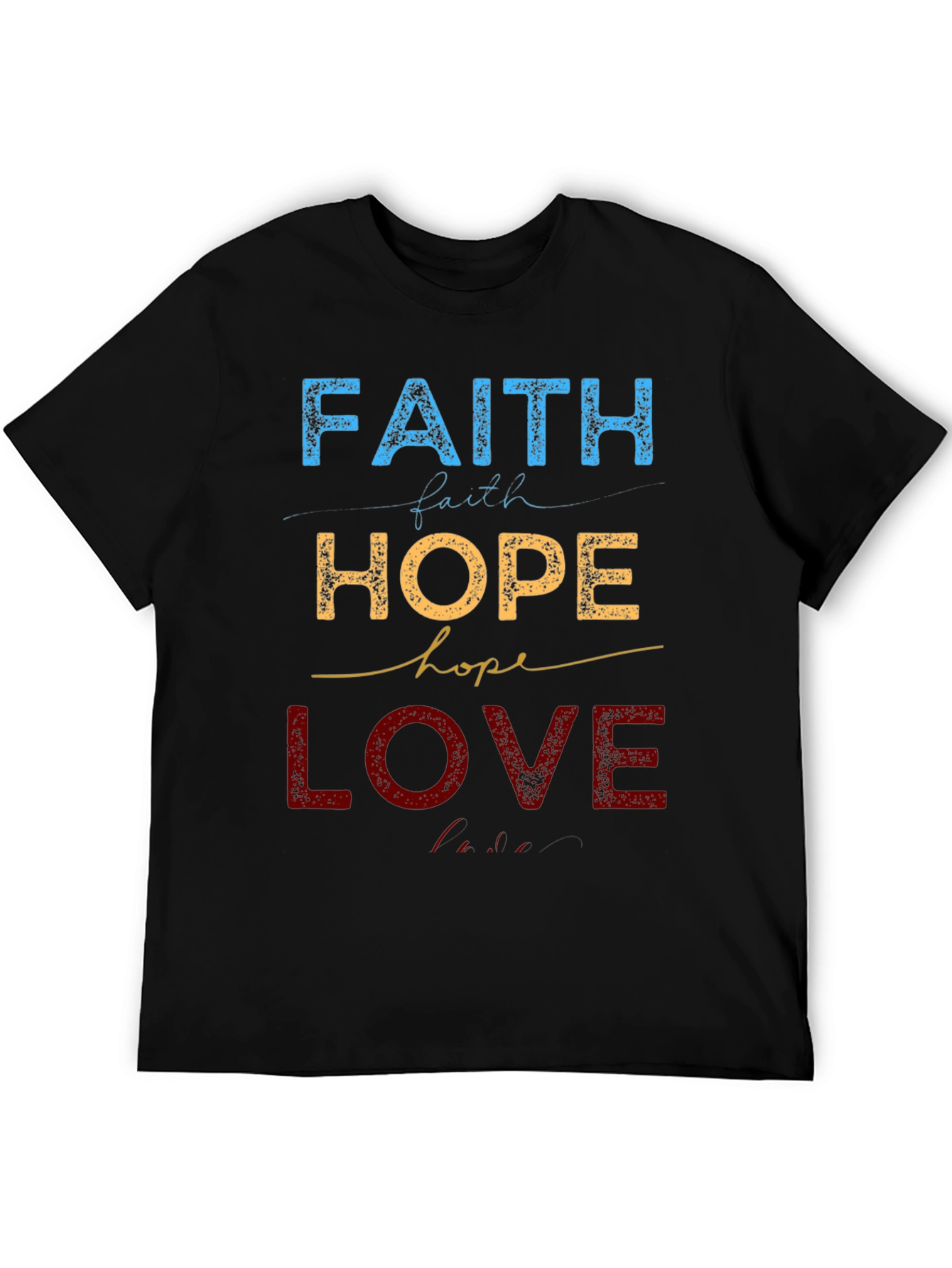 Faith Hope Love Graphic T-Shirt