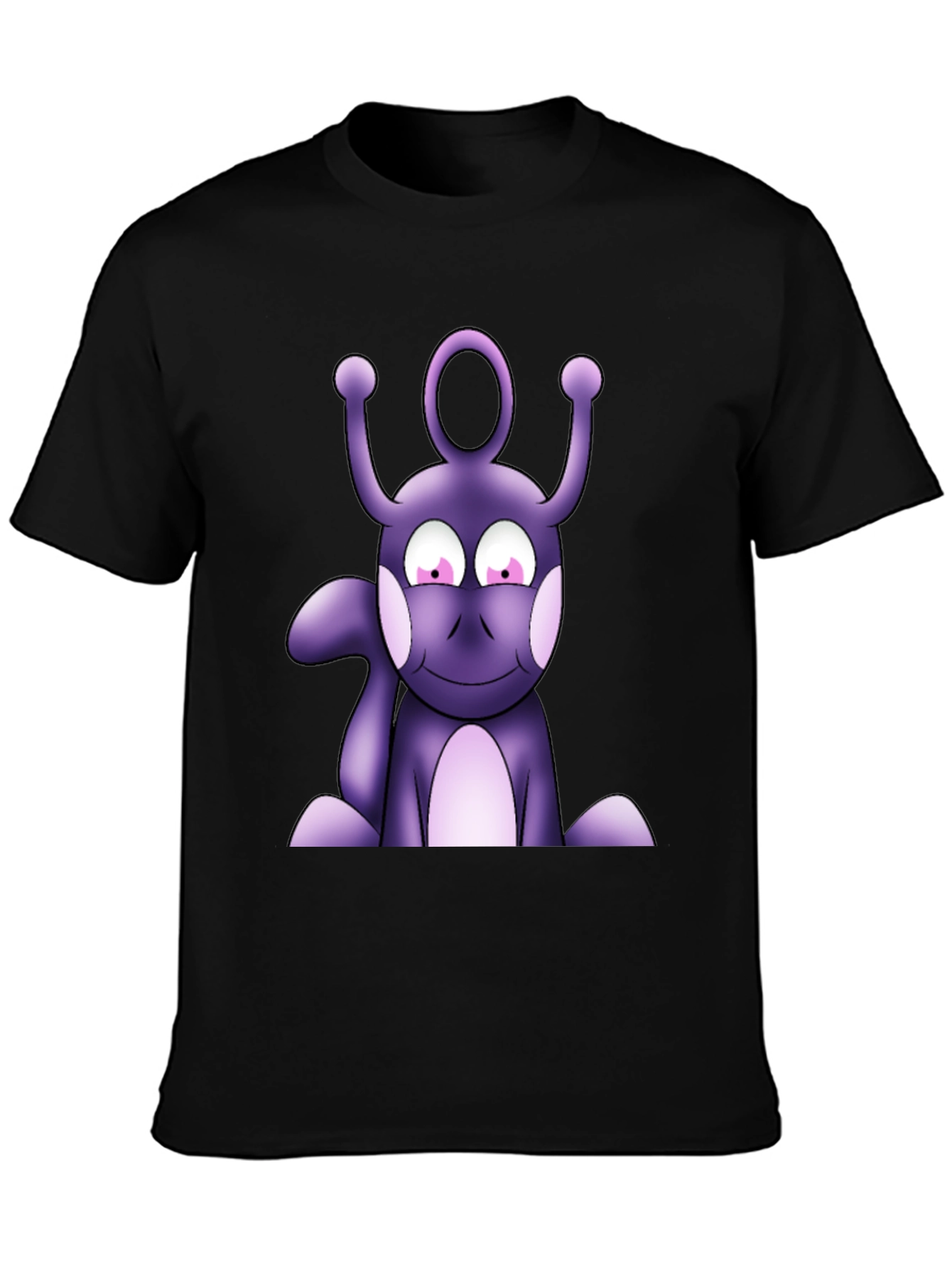 Purple Alien Graphic T-Shirt - Unique Design