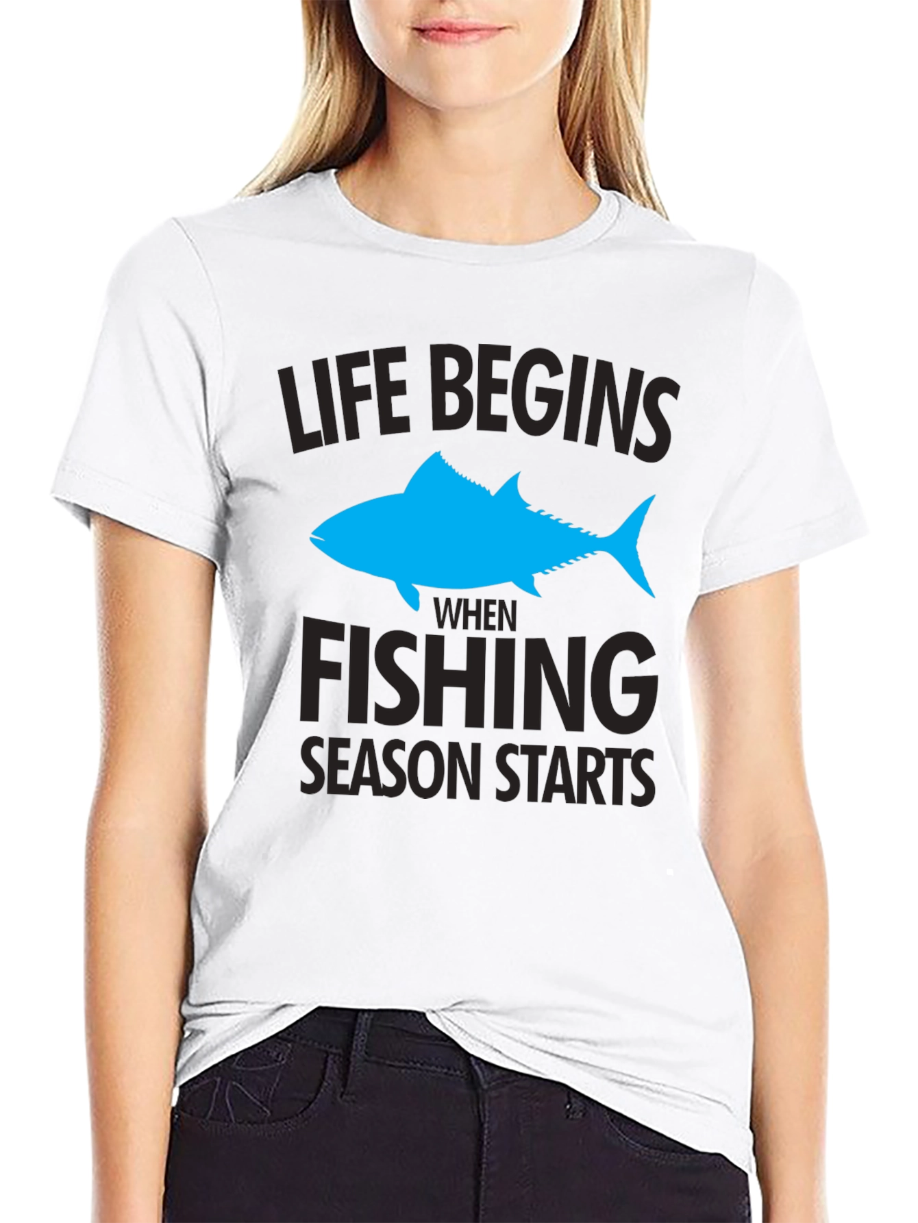 Life Begins When Fishing Season Starts T-Shirt