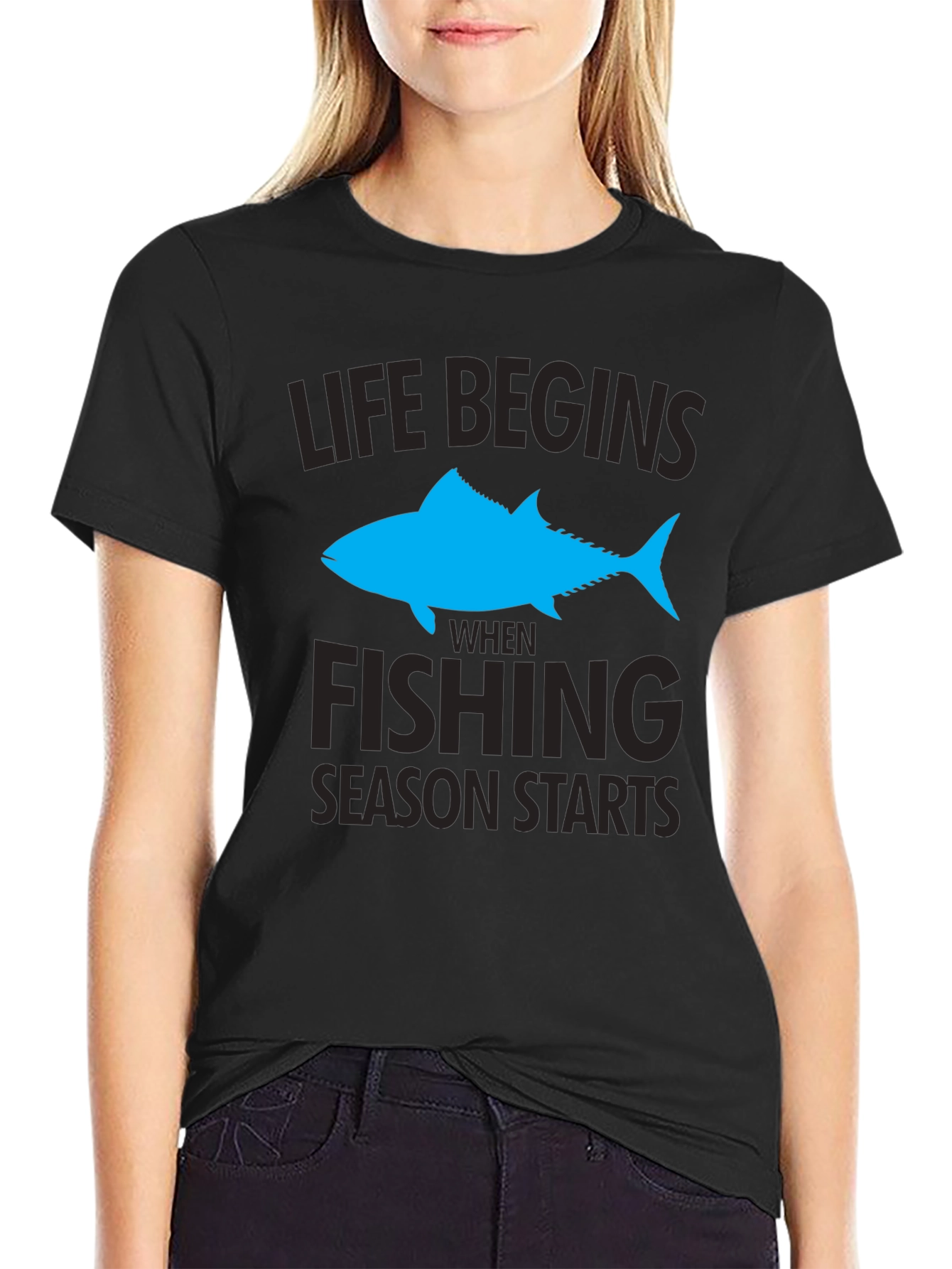 Life Begins When Fishing Season Starts T-Shirt