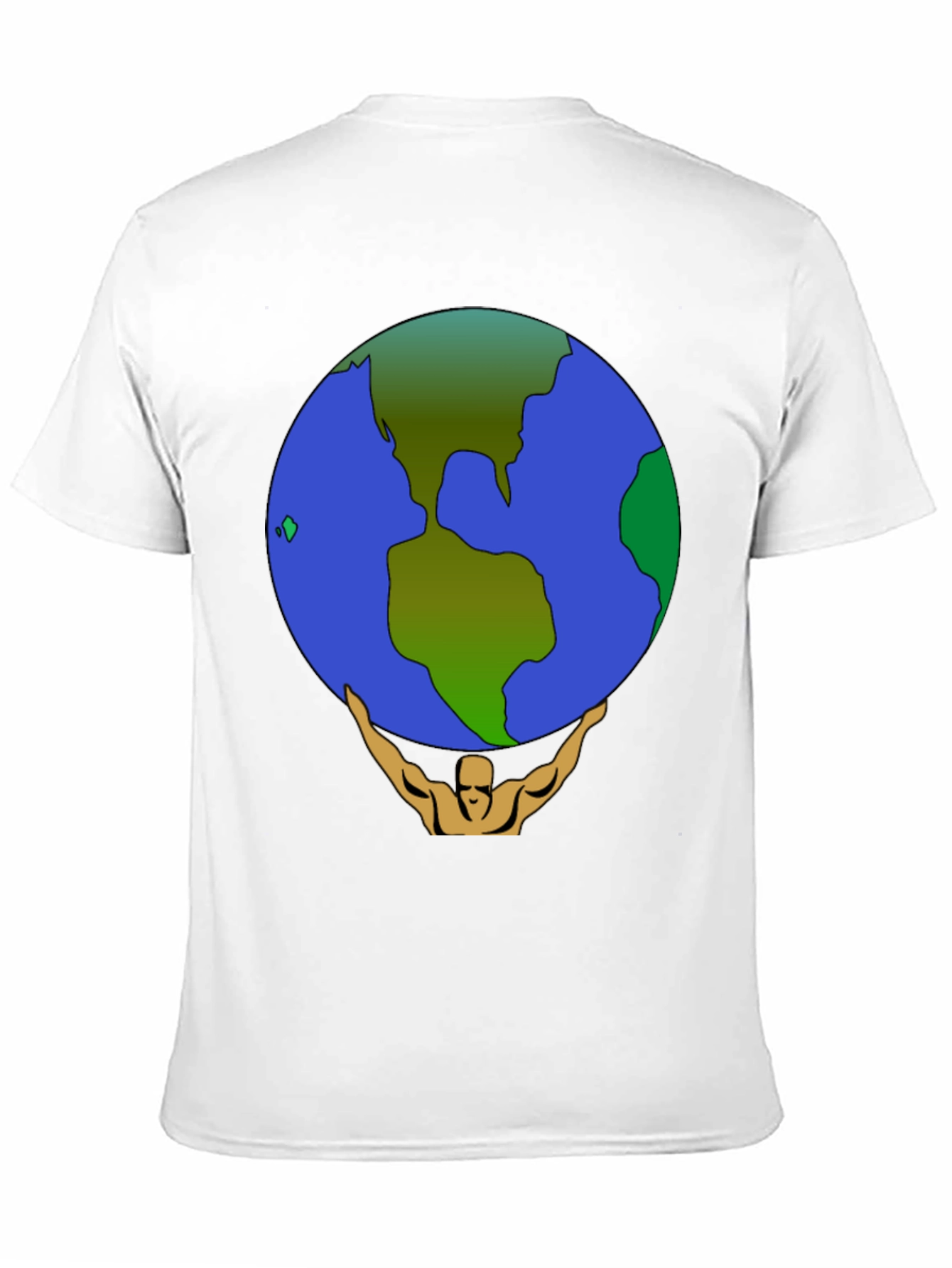 Atlas Earth Graphic T-Shirt - Black