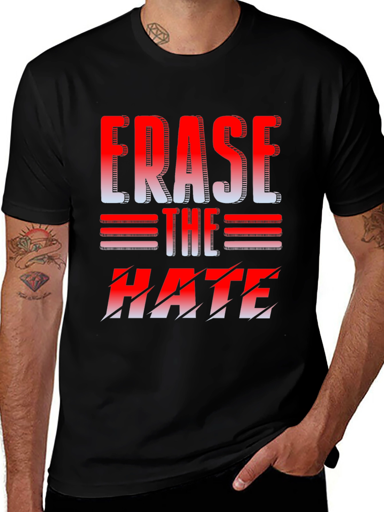 Erase the Hate Graphic T-Shirt