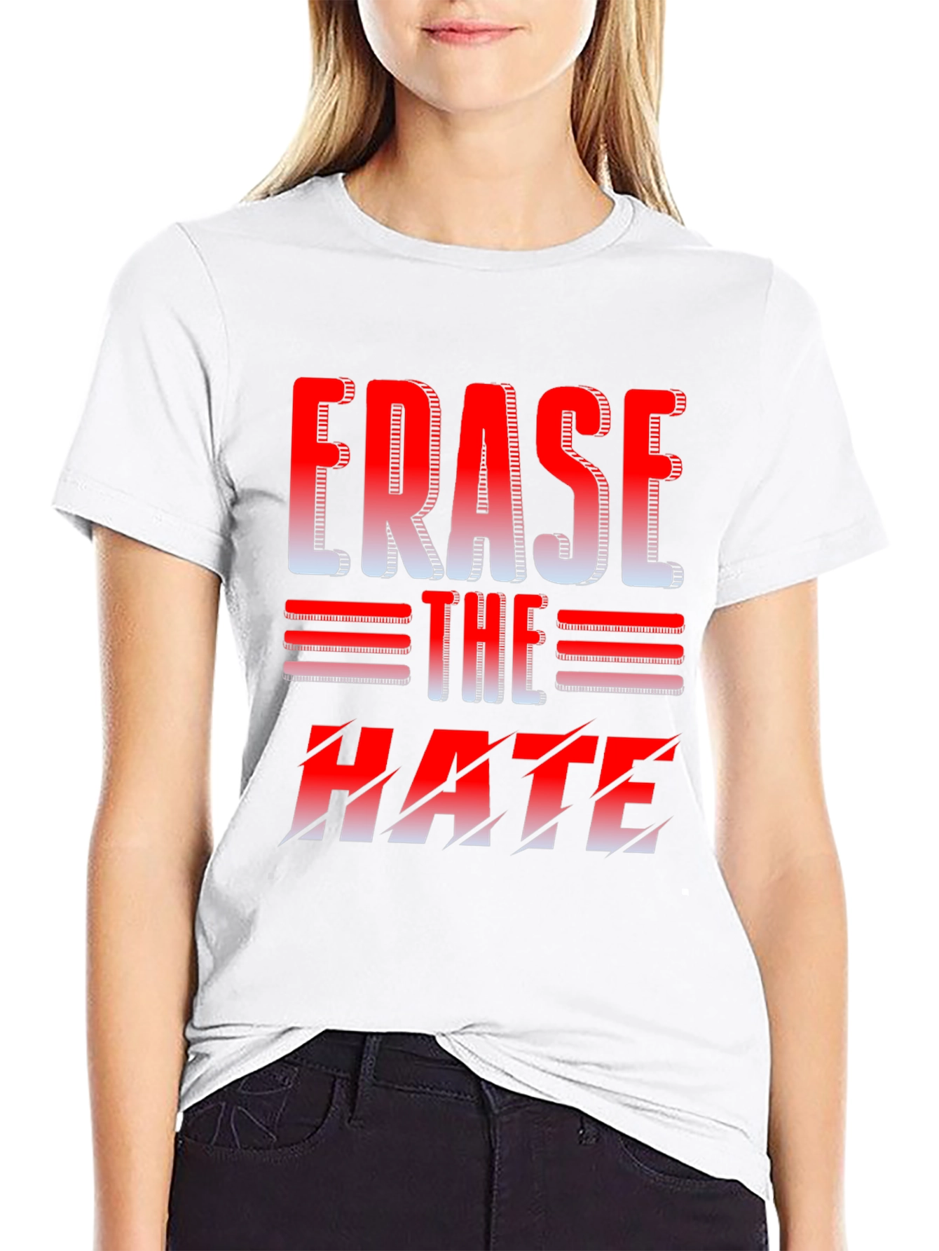 Erase the Hate Graphic T-Shirt
