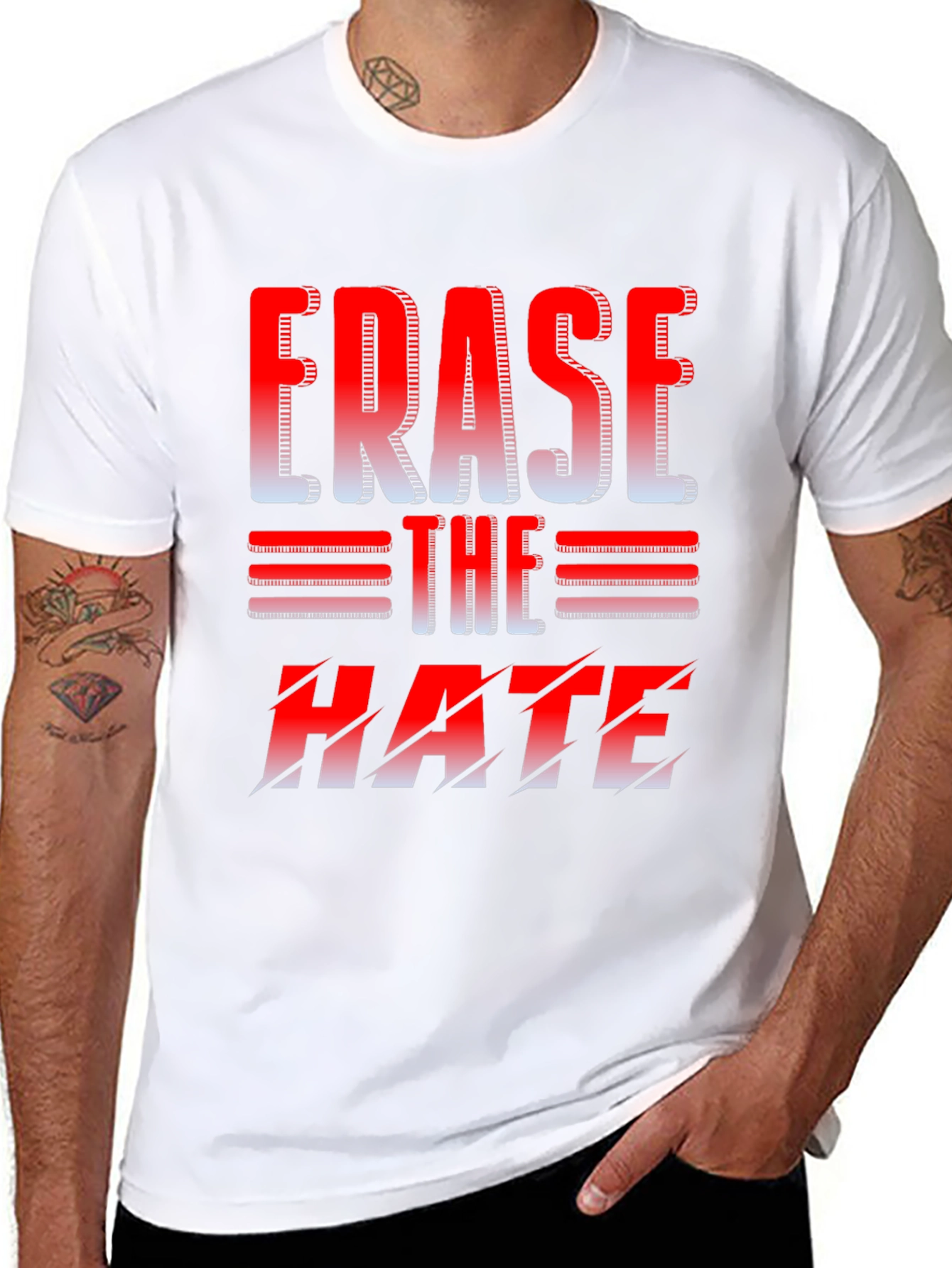 Erase the Hate Graphic T-Shirt