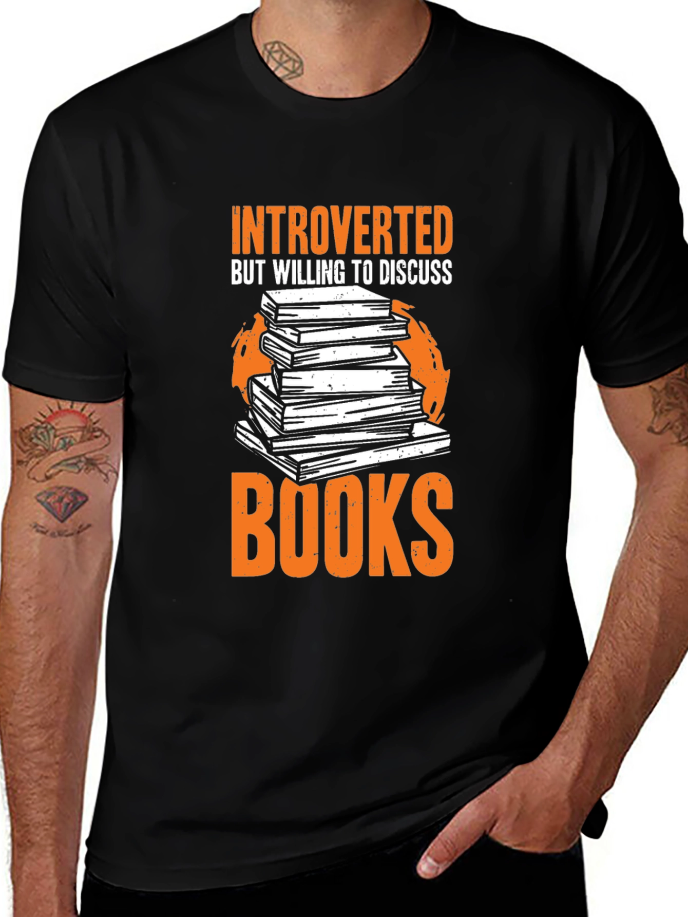 Introverted But Willing To Discuss Books T-Shirt