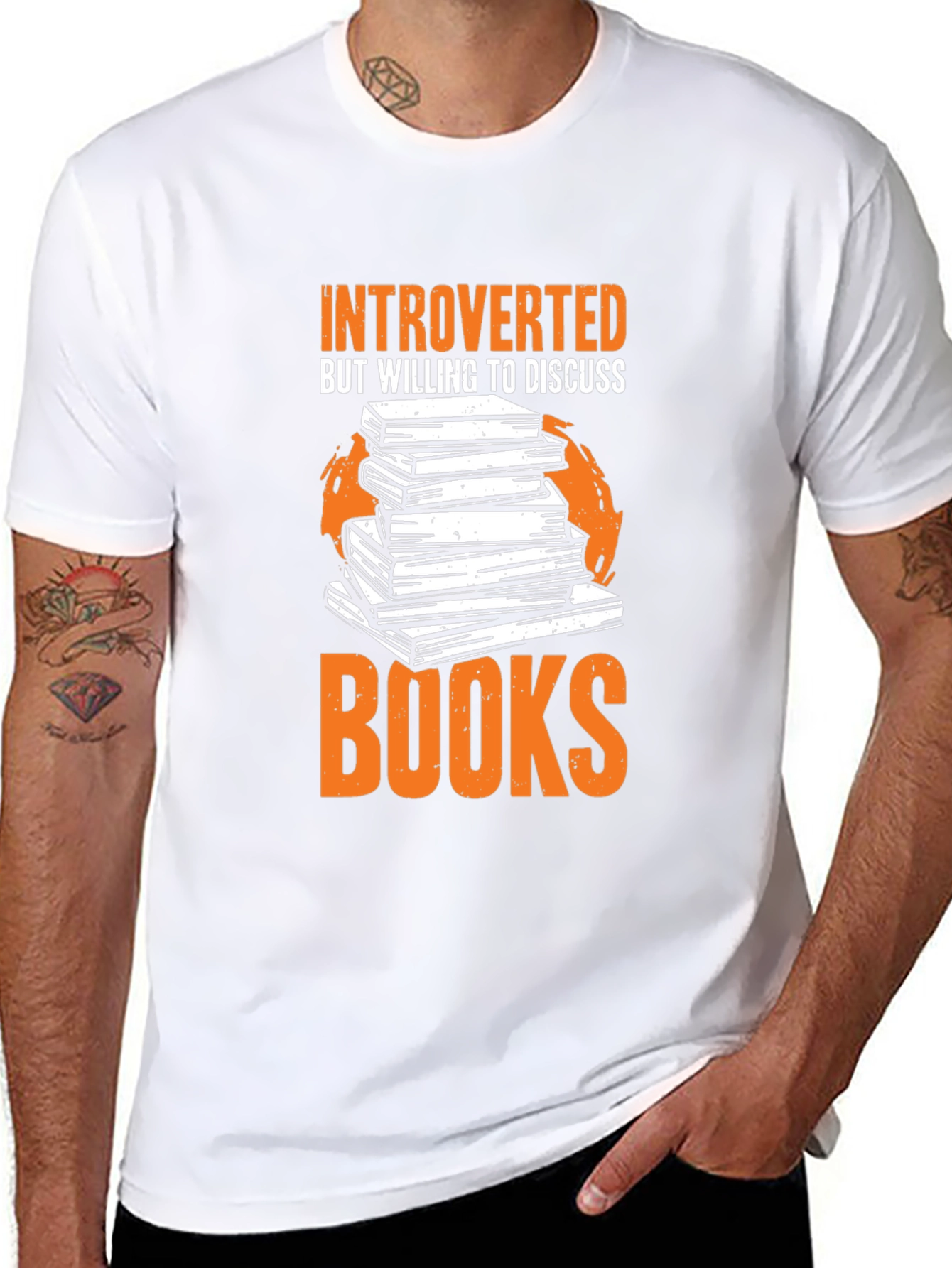 Introverted But Willing To Discuss Books T-Shirt