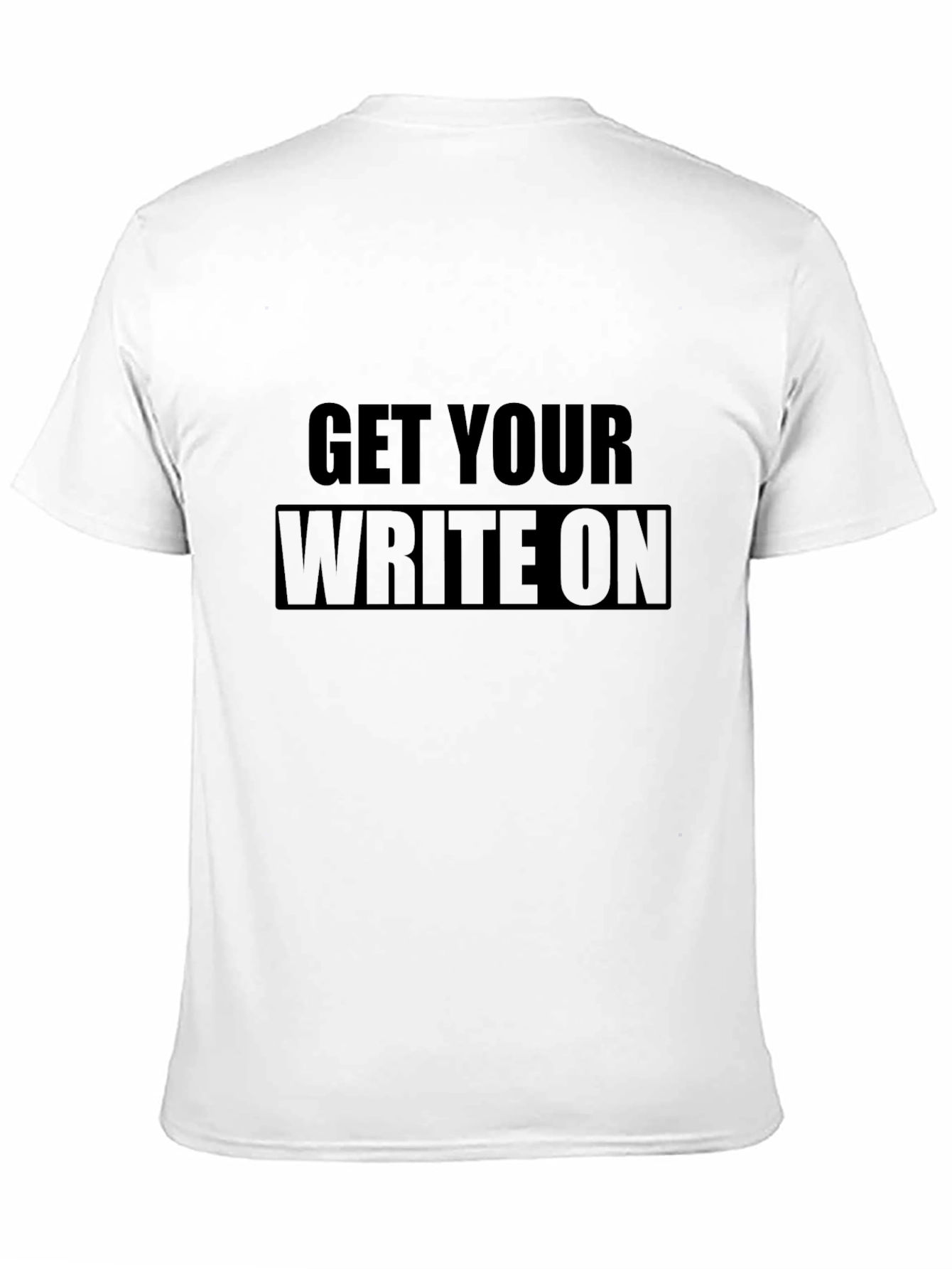 Get Your Write On Black T-Shirt