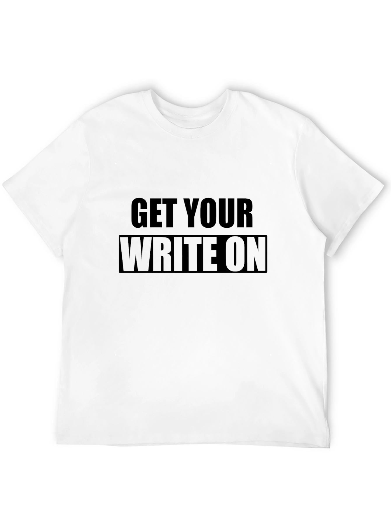 Get Your Write On Black T-Shirt
