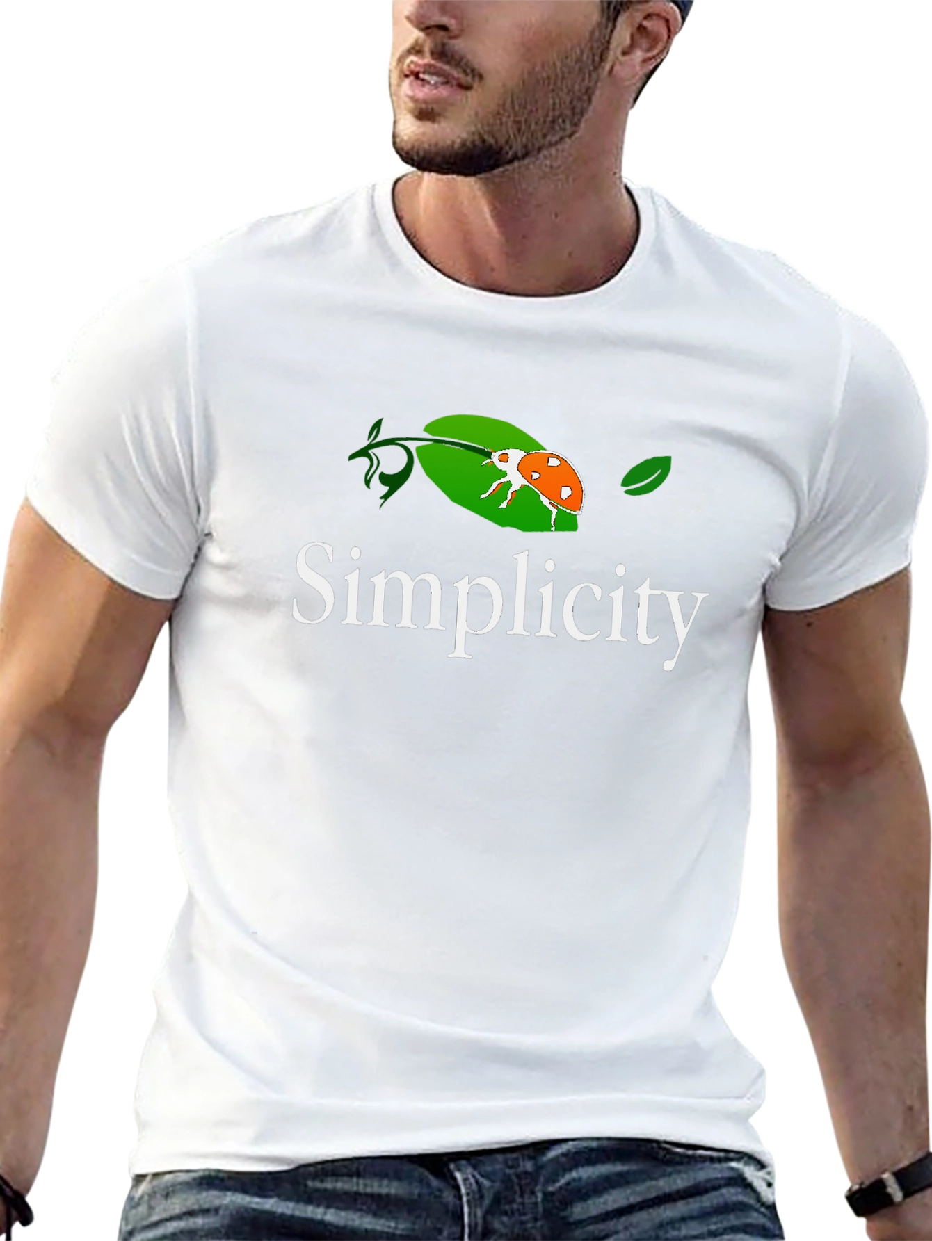 Simplicity Graphic Tee - Nature Inspired Design
