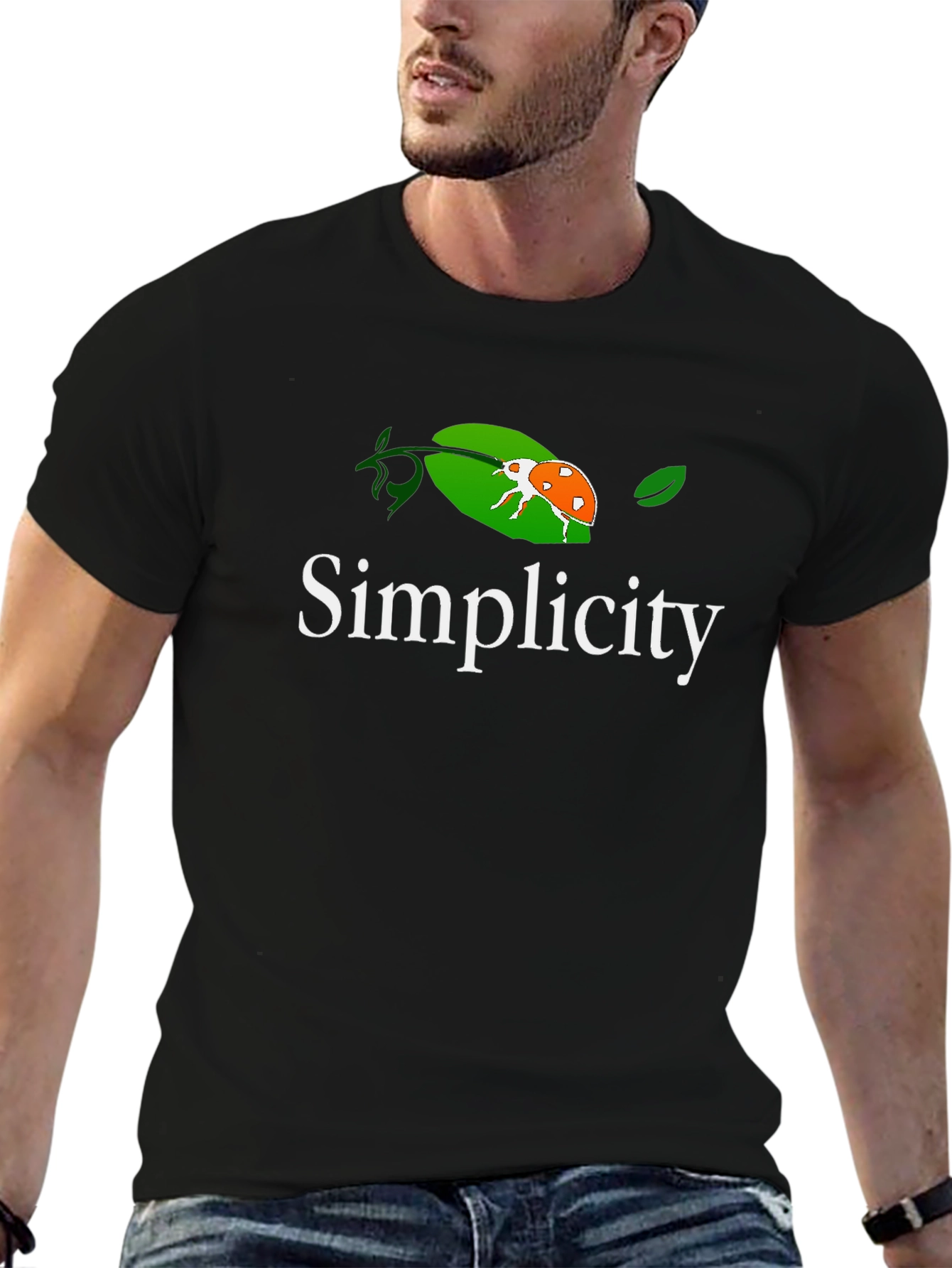 Simplicity Graphic Tee - Nature Inspired Design
