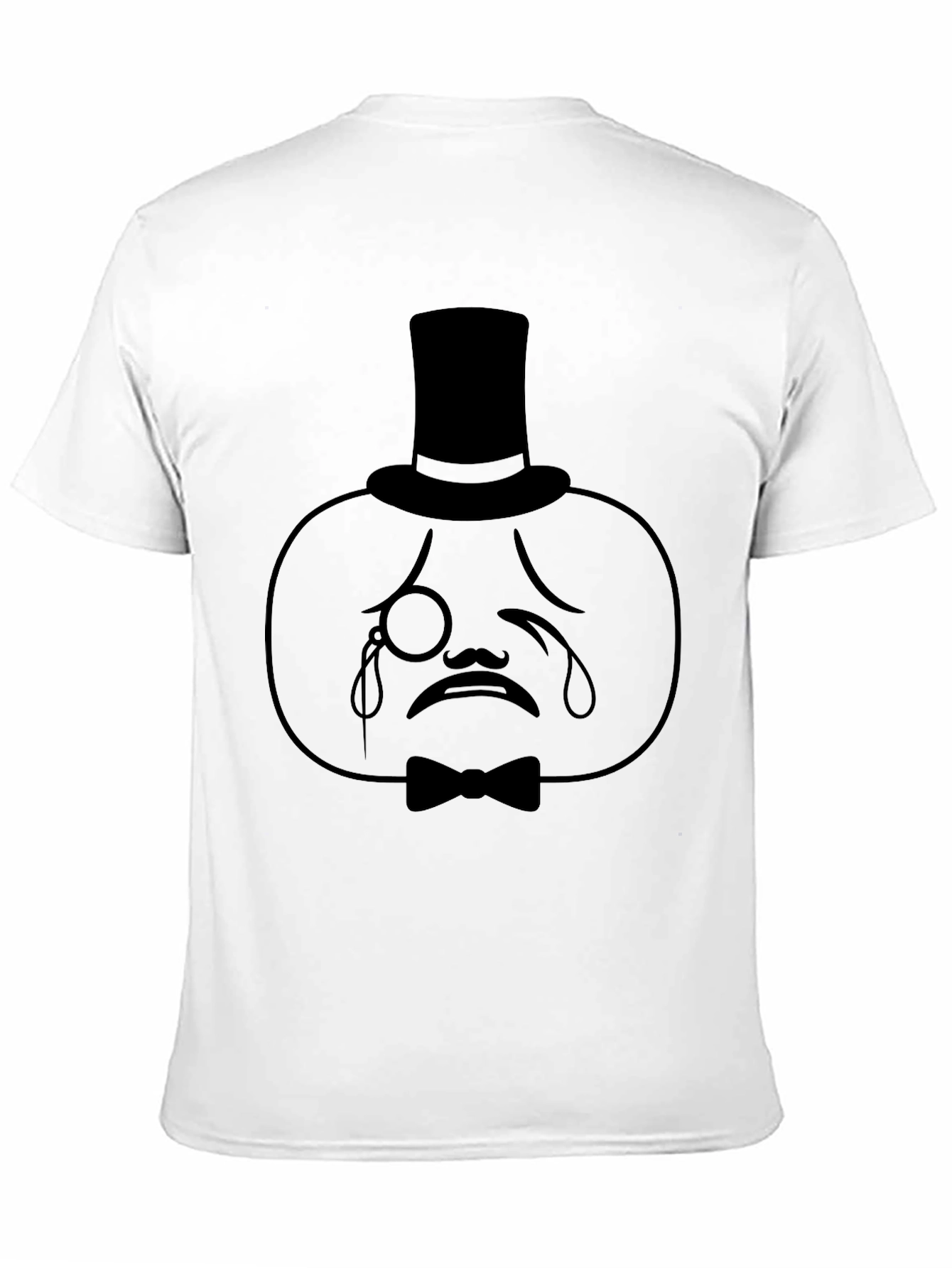 Dapper Crying Pumpkin T-Shirt - Unique Halloween Apparel