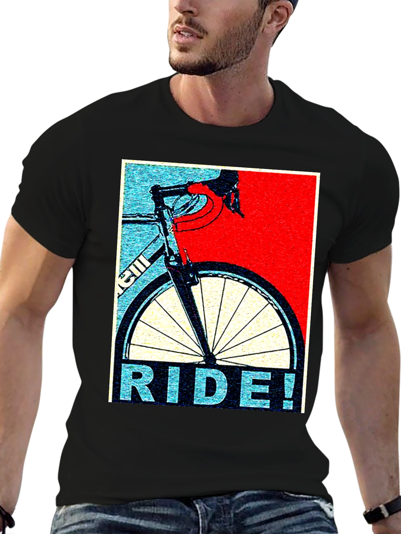 Ride! Bike Graphic T-Shirt - Cycle Enthusiast Tee