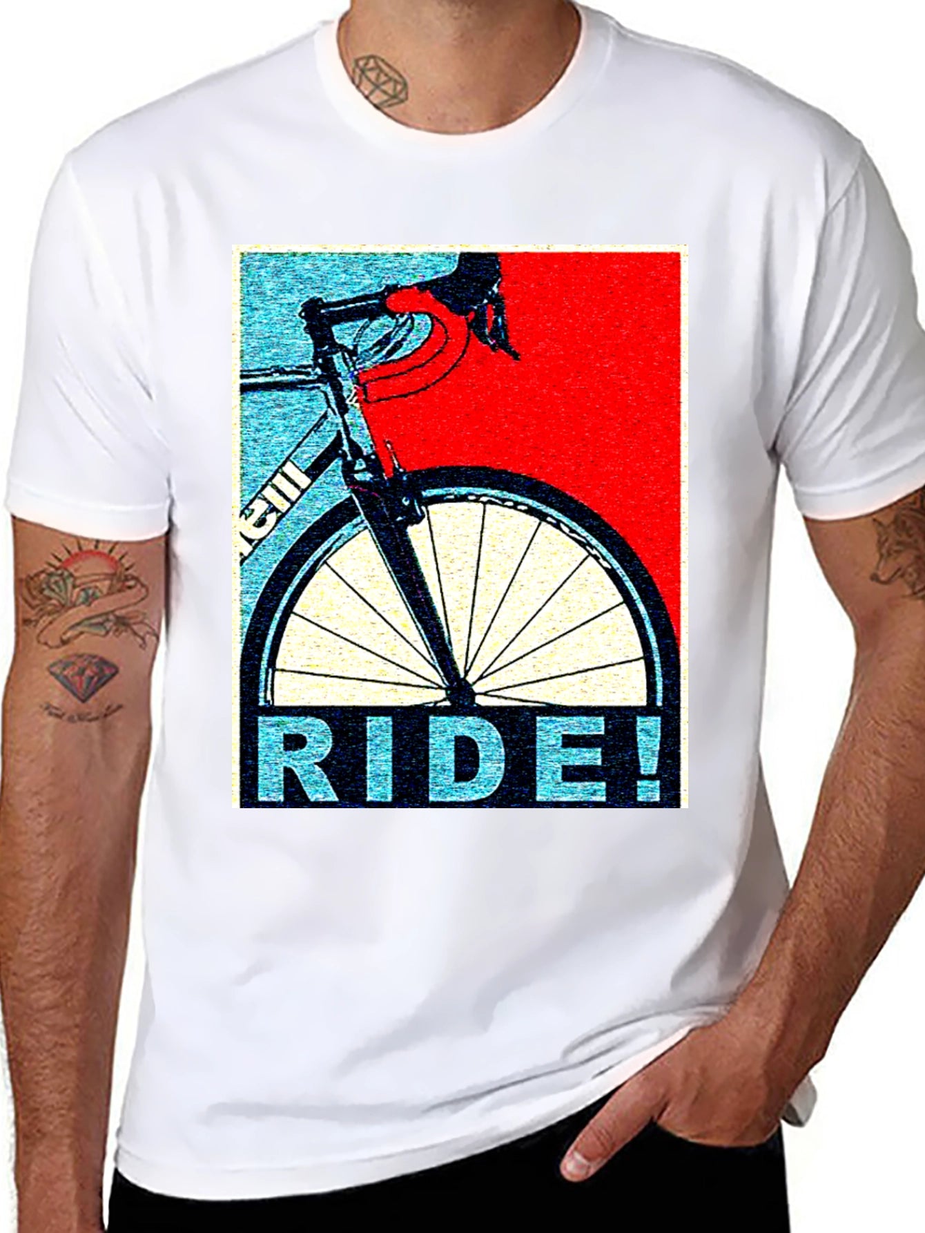 Ride! Bike Graphic T-Shirt - Cycle Enthusiast Tee