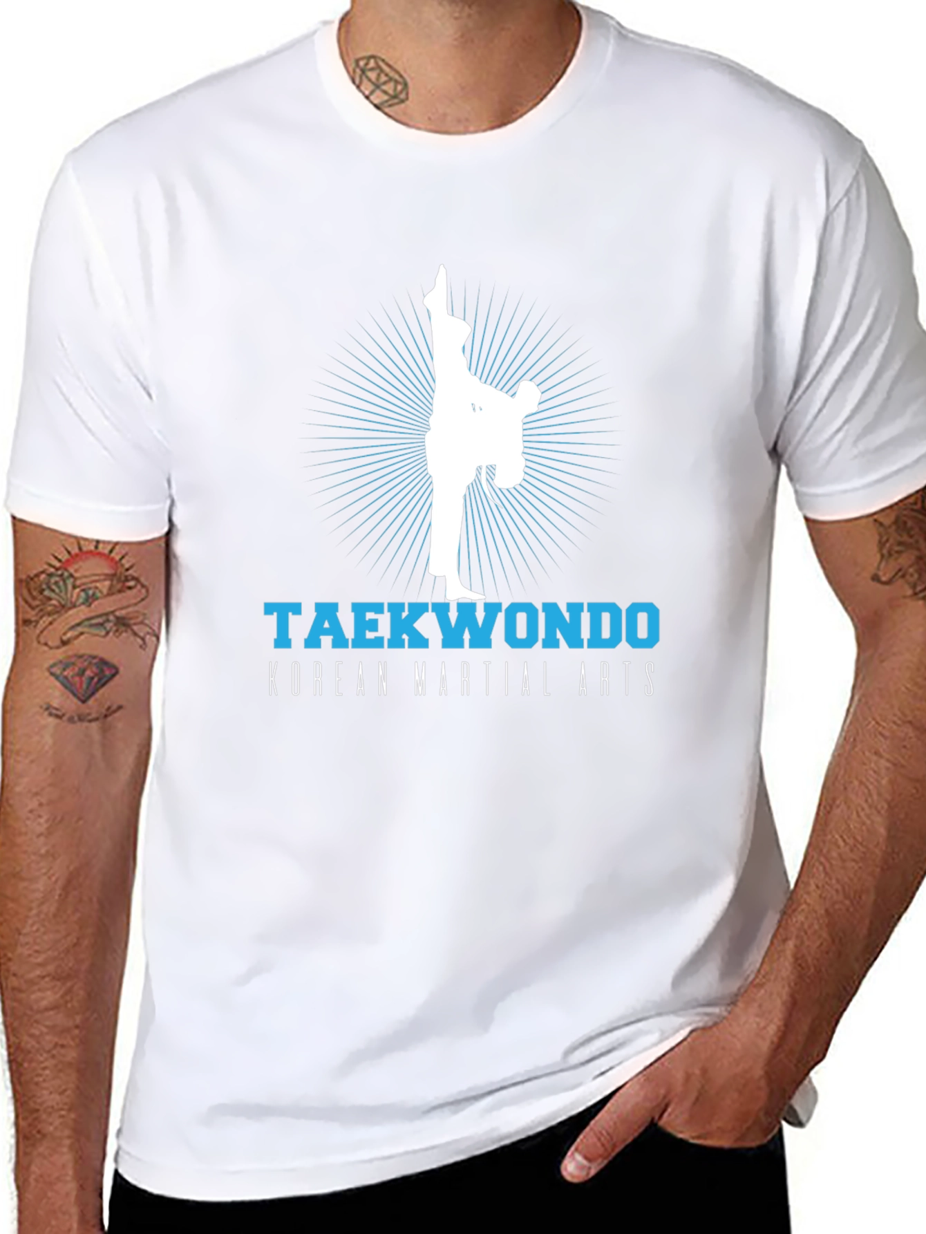 Taekwondo Korean Martial Arts Graphic T-Shirt