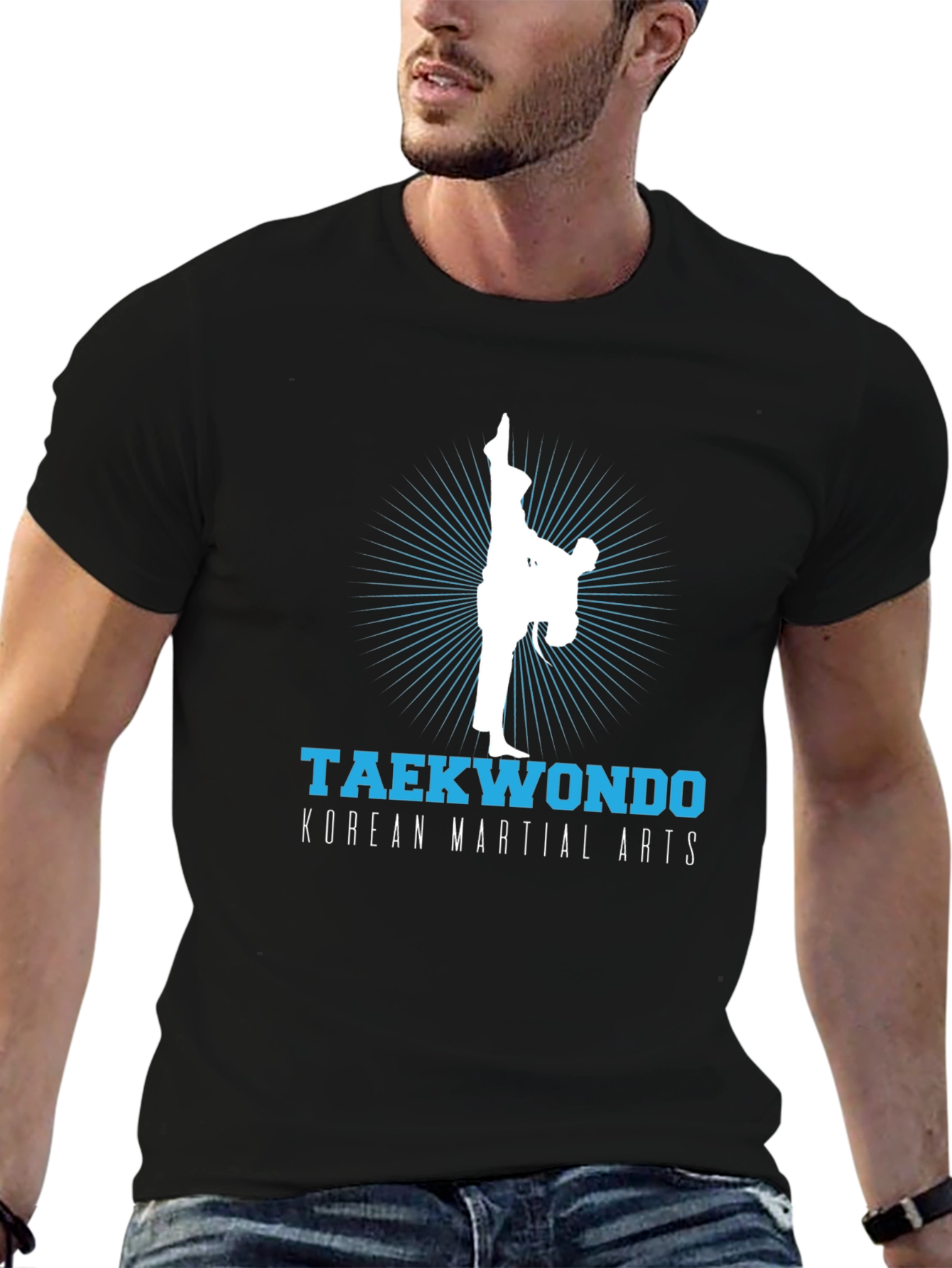 Taekwondo Korean Martial Arts Graphic T-Shirt