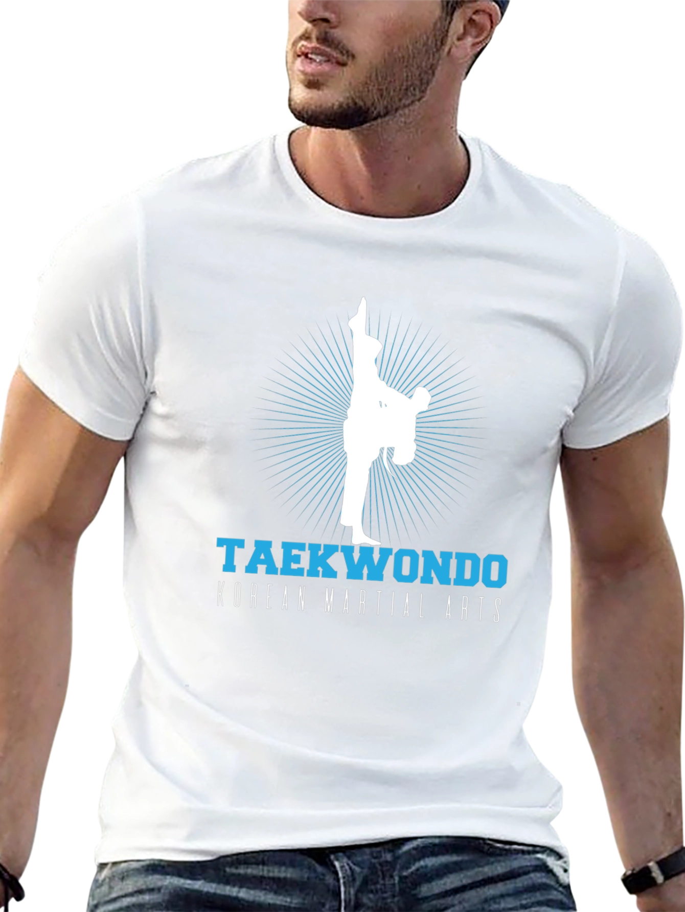 Taekwondo Korean Martial Arts Graphic T-Shirt
