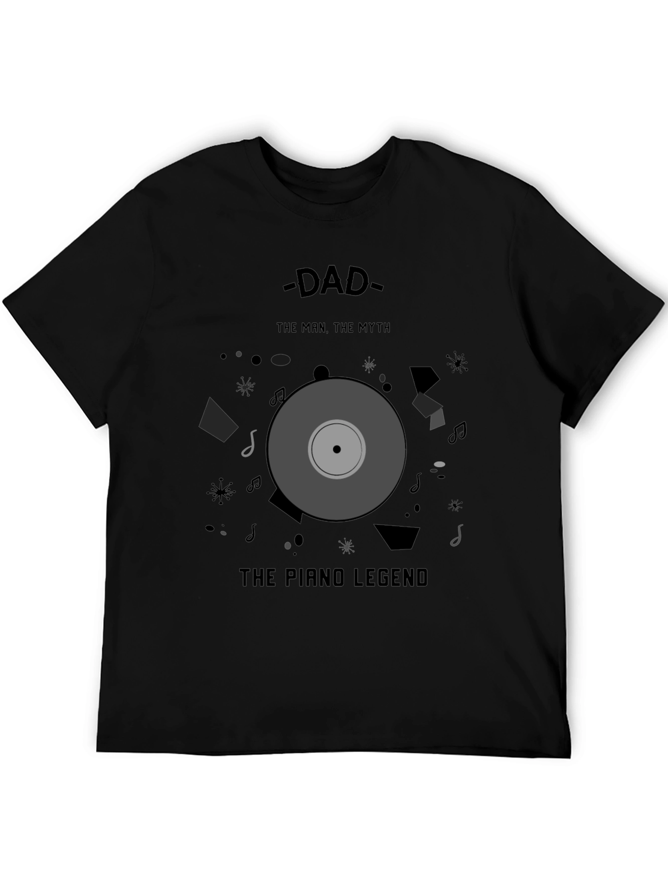 Dad Piano Legend T-Shirt - Man Myth Legend