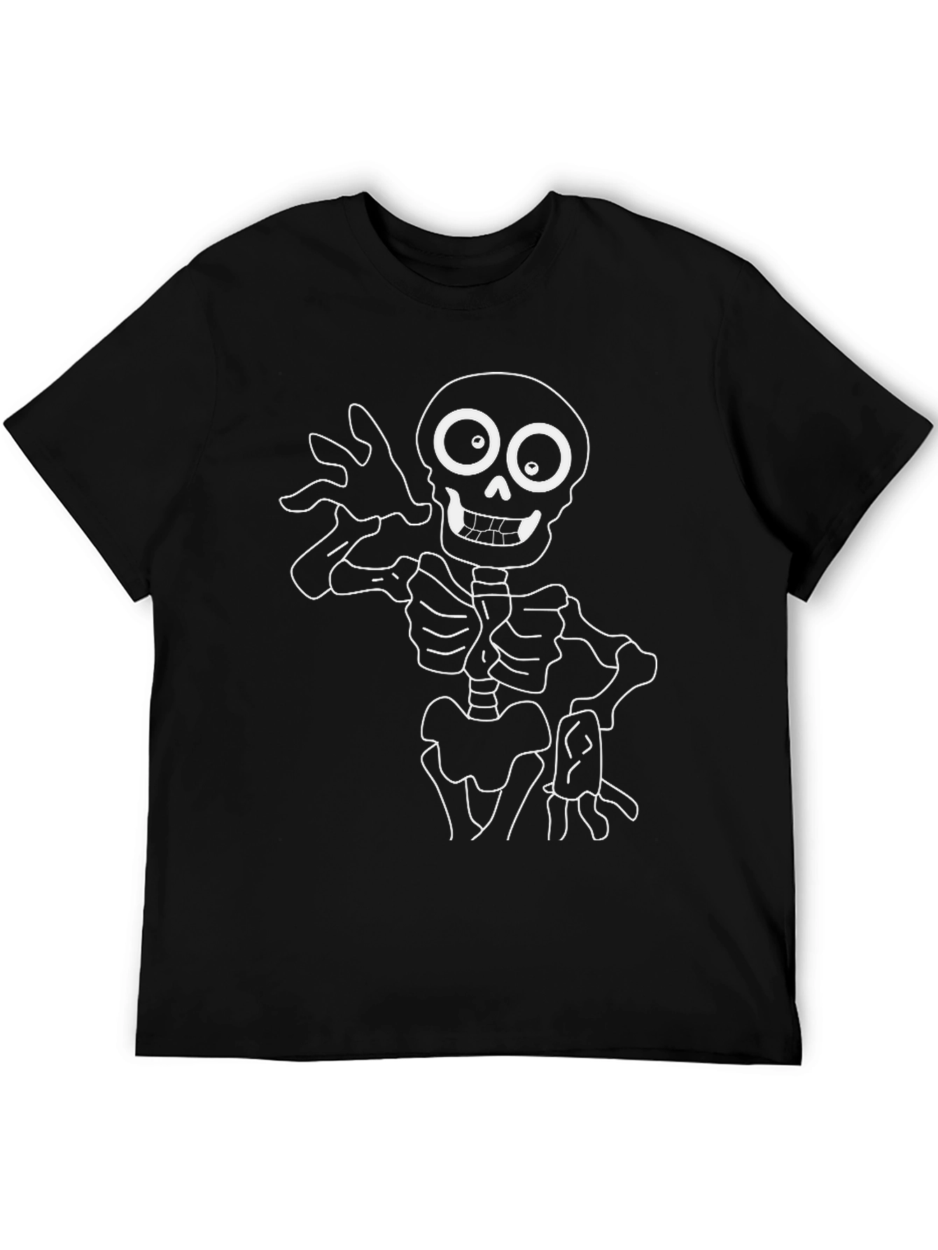 Skeleton Graphic Tee - Spooky Season Shirt