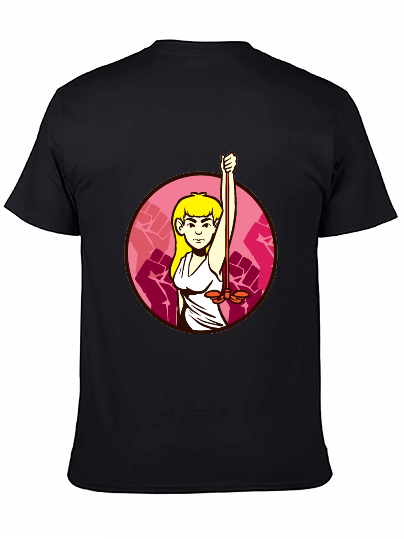 Feminist Symbol Black T-Shirt