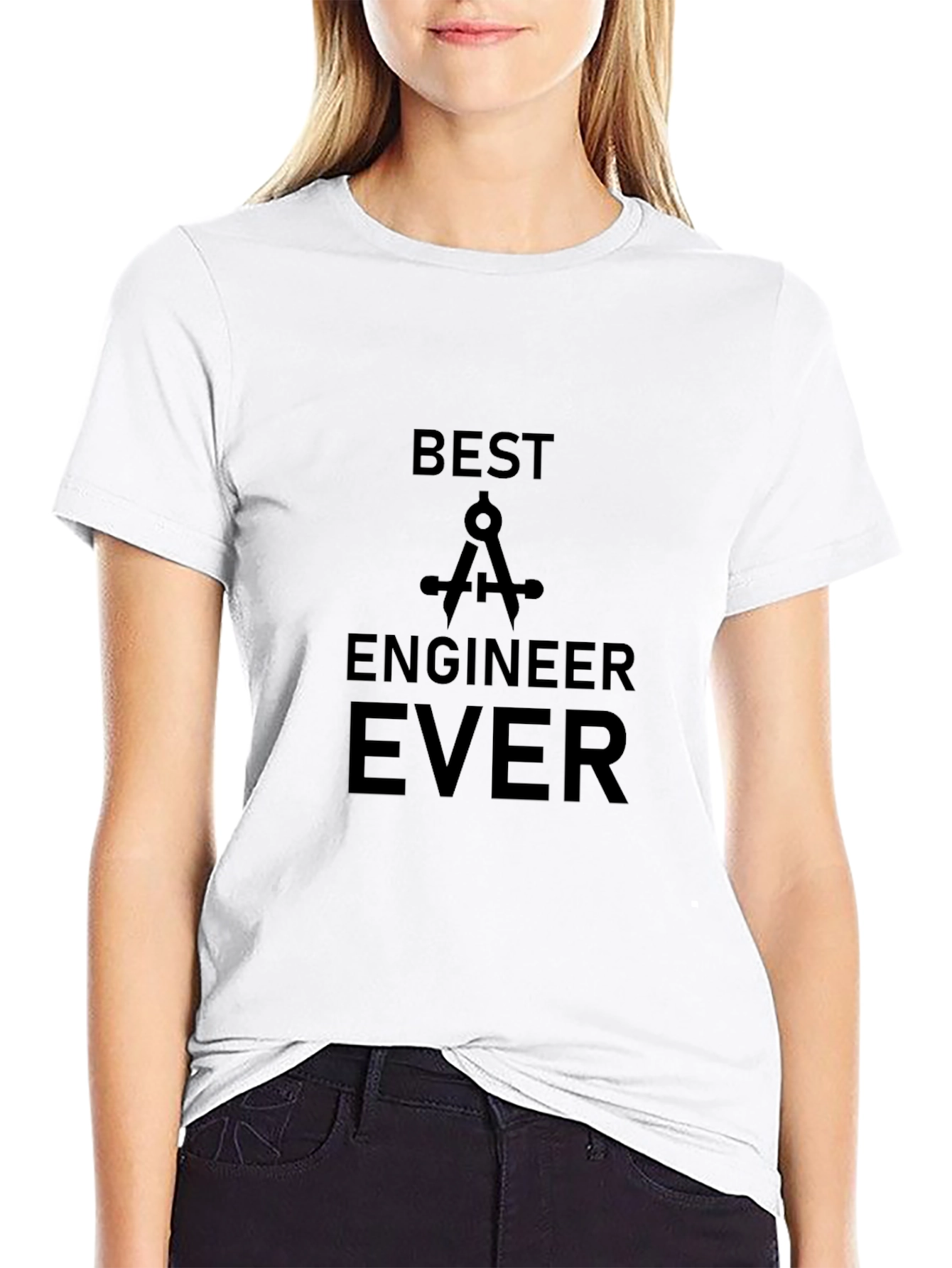Best Engineer Ever Black T-Shirt