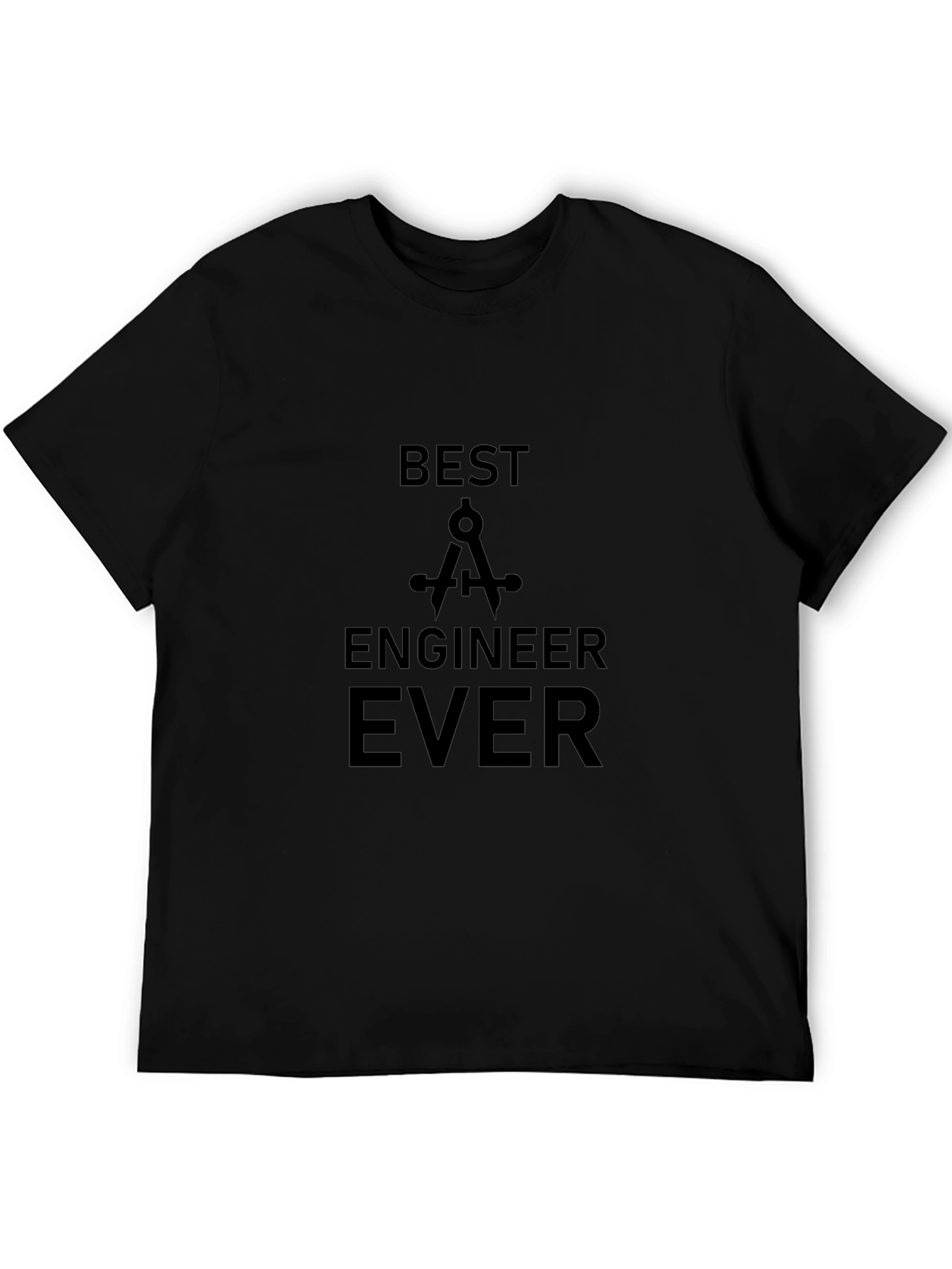Best Engineer Ever Black T-Shirt