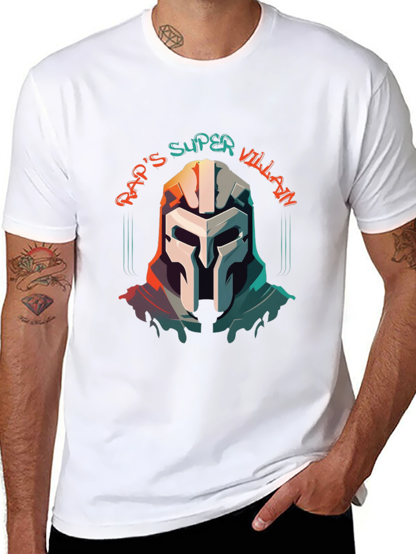 Raps Super Villain Graphic T-Shirt - Mens