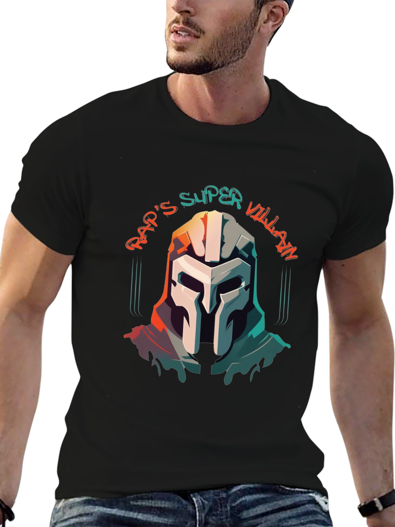 Raps Super Villain Graphic T-Shirt - Mens