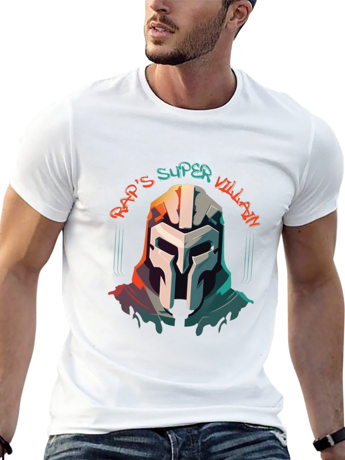 Raps Super Villain Graphic T-Shirt - Mens