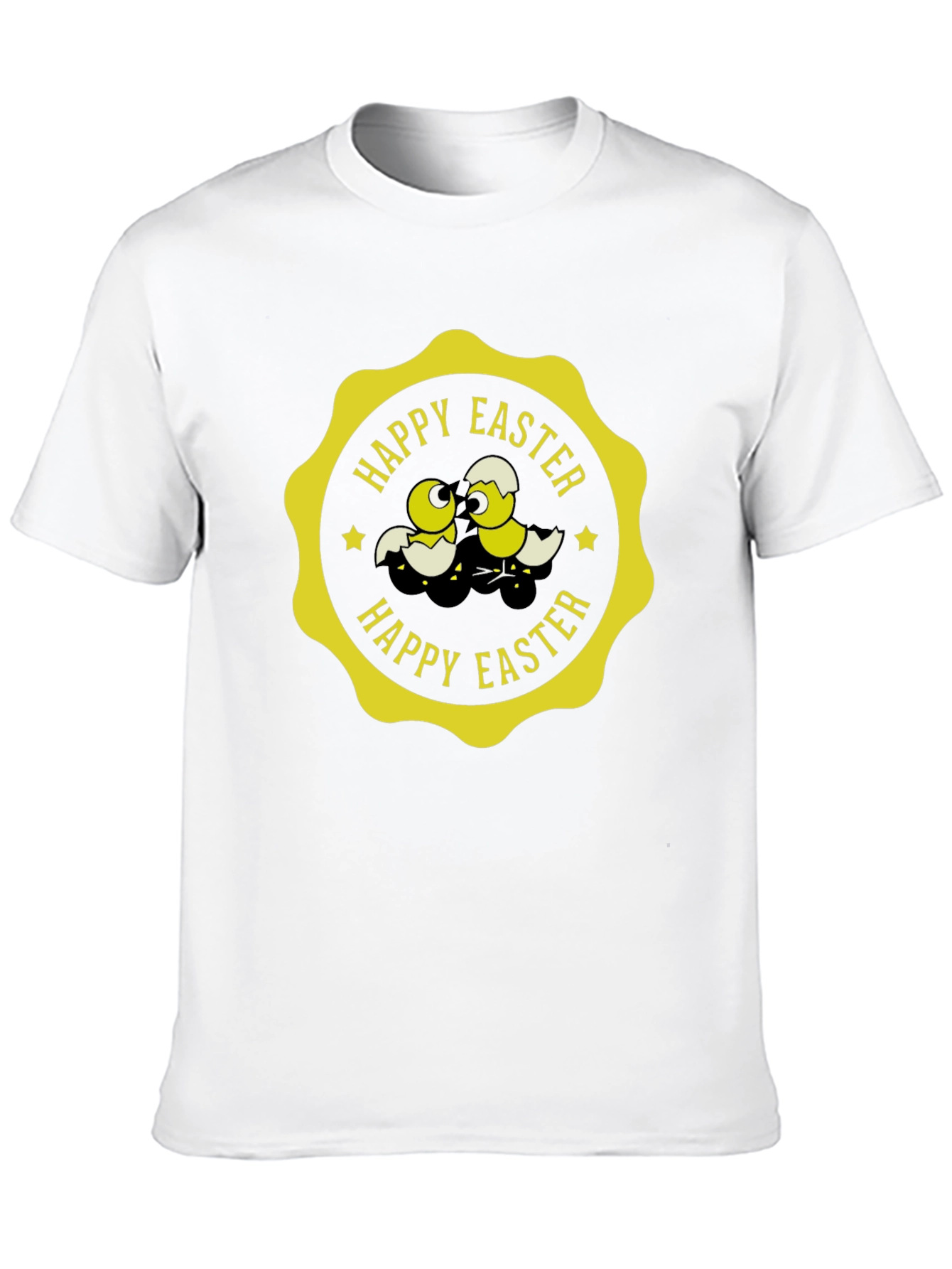 Happy Easter Chick T-Shirt - Novelty Holiday Tee