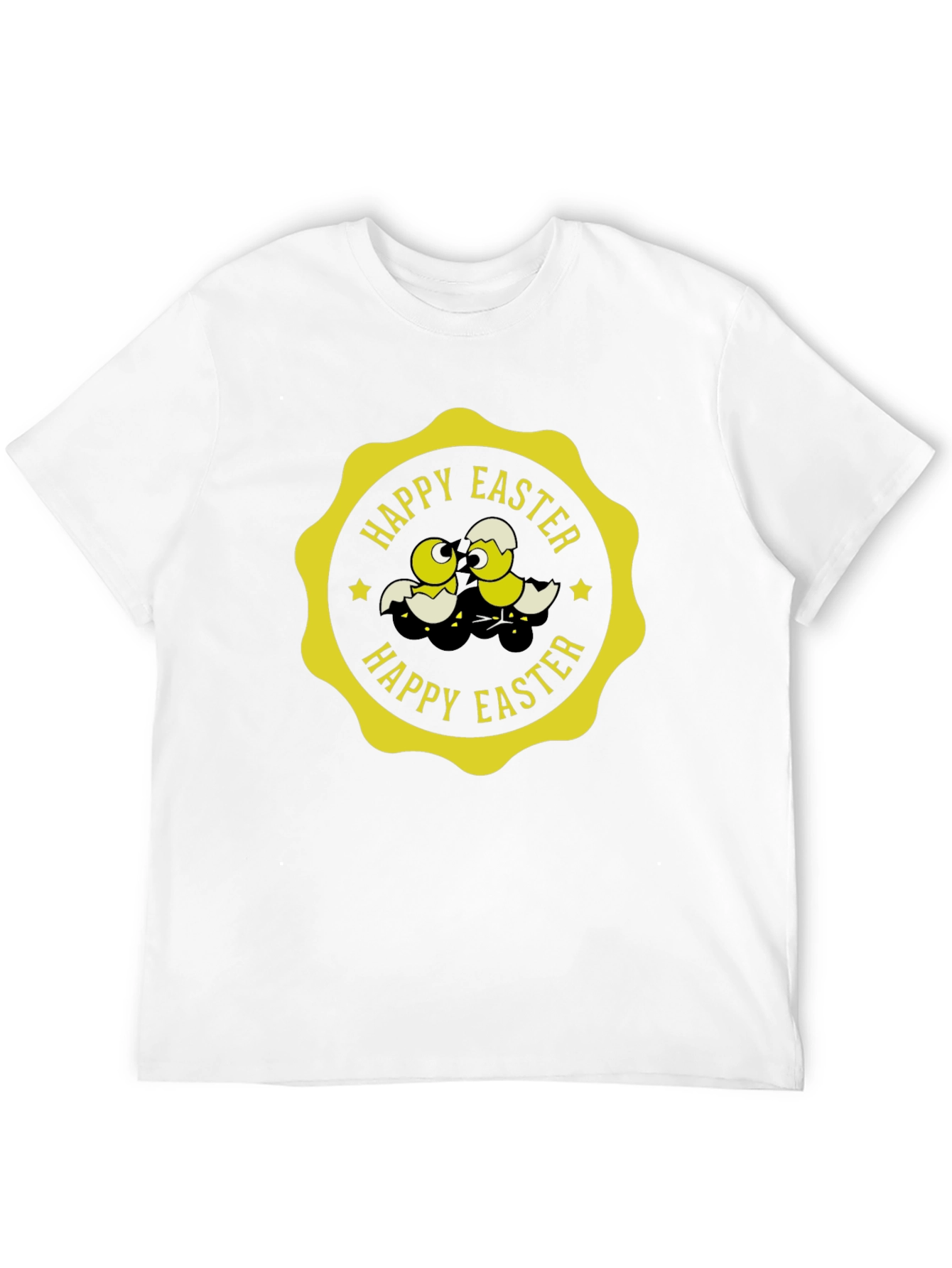 Happy Easter Chick T-Shirt - Novelty Holiday Tee