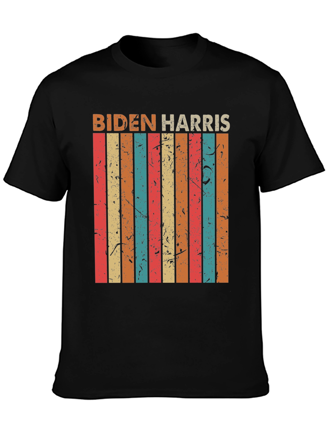 Biden Harris Retro Stripe Graphic Tee