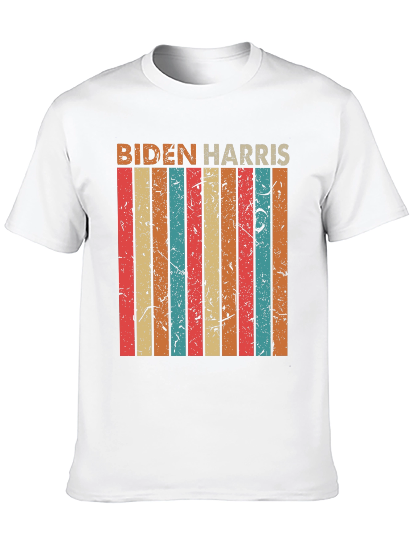 Biden Harris Retro Stripe Graphic Tee