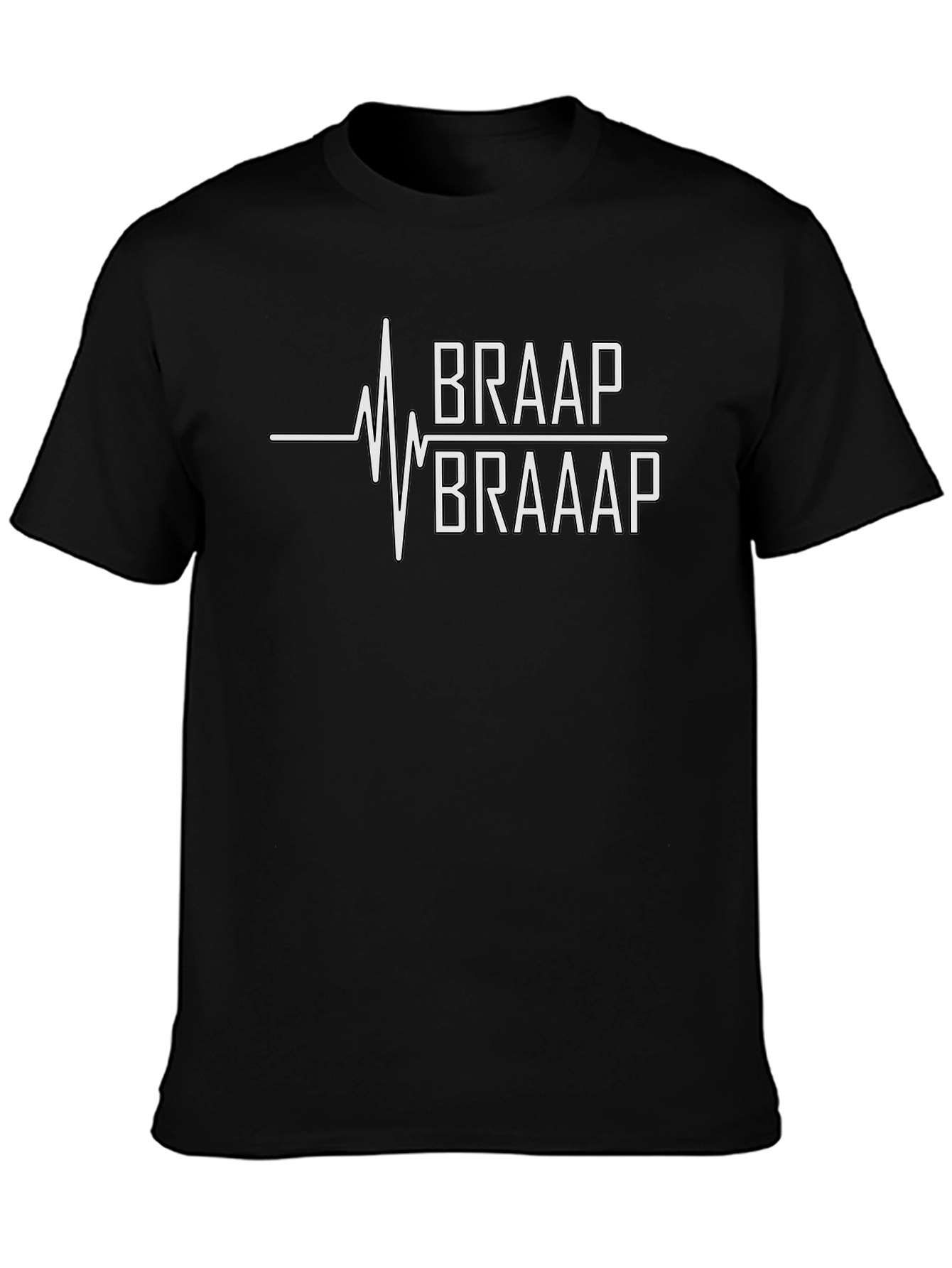 Braap Life T-Shirt - Motocross Heartbeat Tee
