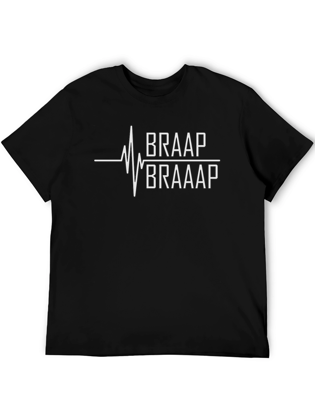 Braap Life T-Shirt - Motocross Heartbeat Tee