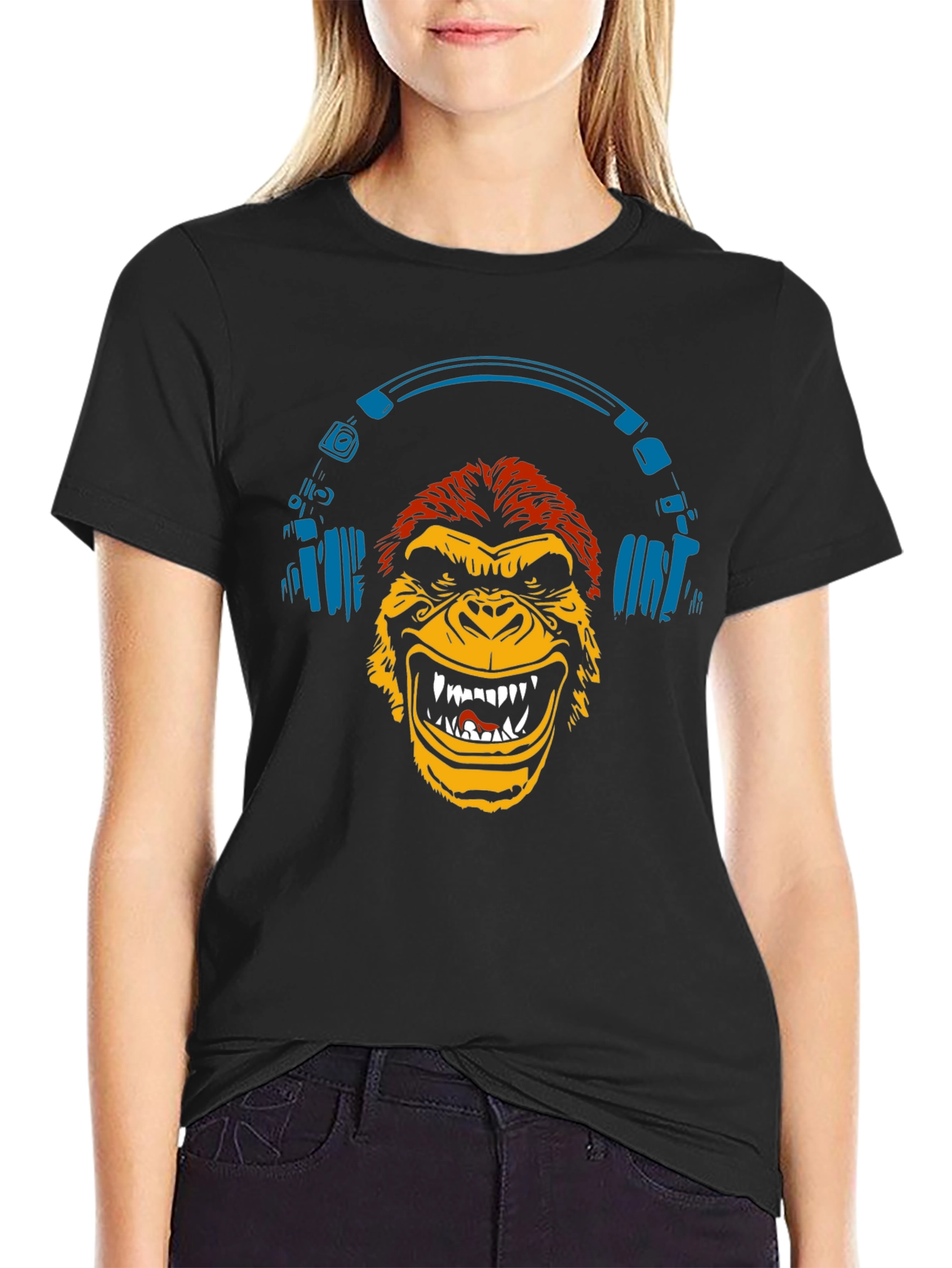 Monkey DJ Graphic Tee - Cool Urban Style