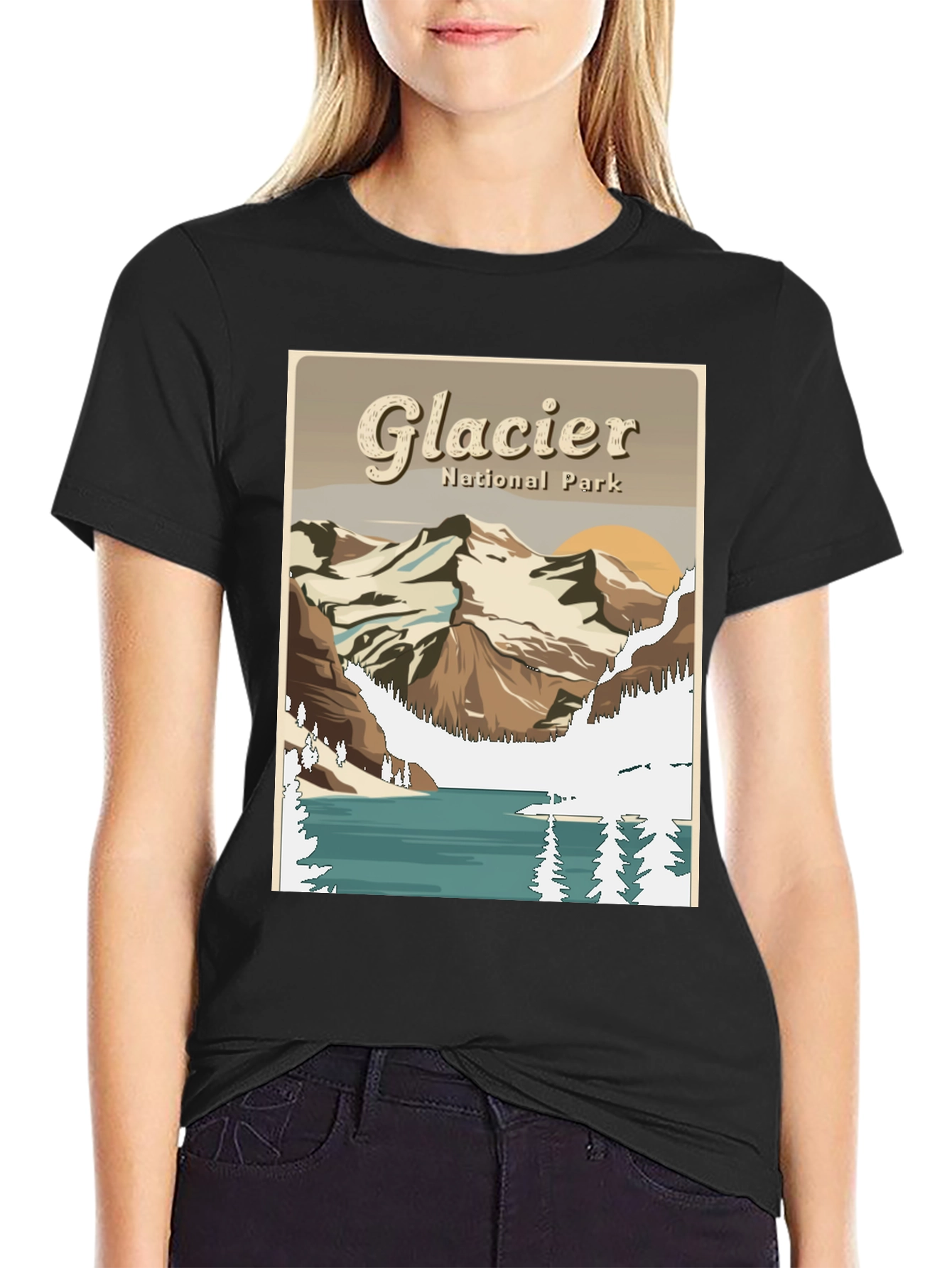 Glacier National Park Graphic Tee