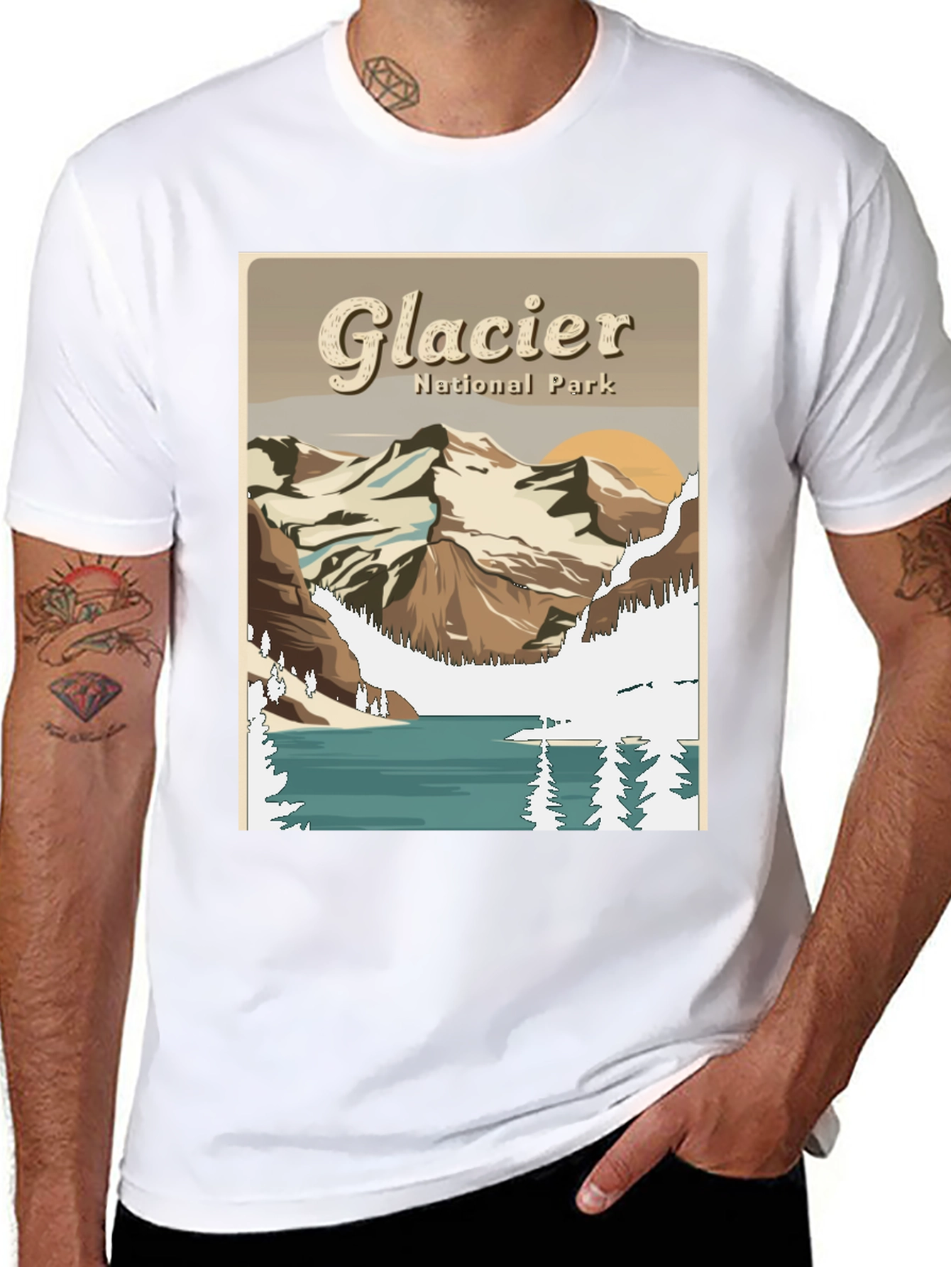 Glacier National Park Graphic Tee